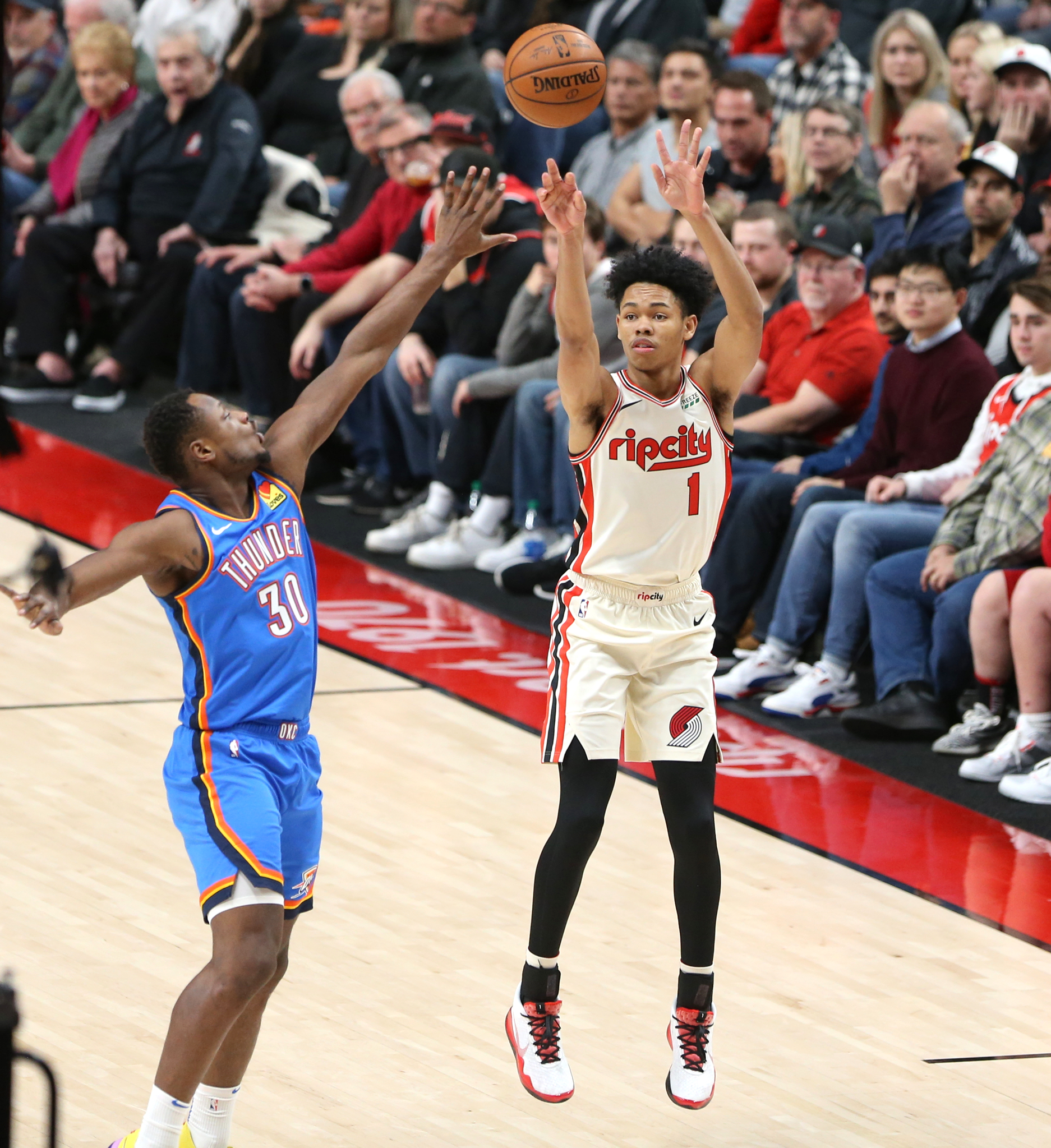 Portland Trail Blazers vs. Oklahoma City Thunder: Nov. 27, 2019 ...