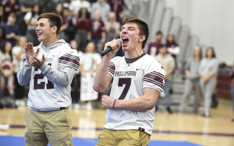 Stateliners' pep rally for 2019 Thanksgiving game against Easton