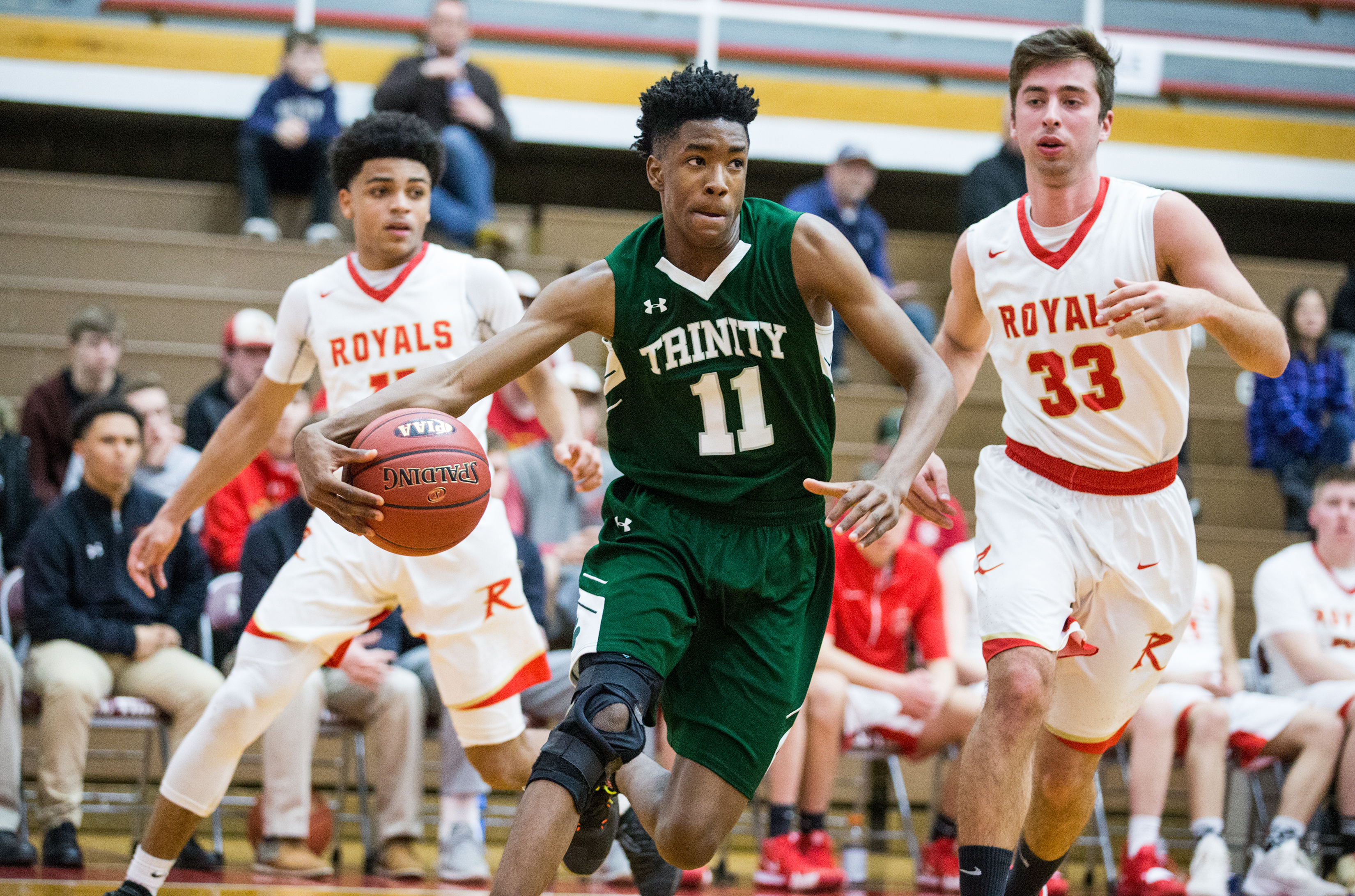 Trinity vs Holy Redeemer in the second round of PIAA 3A boys basketball ...