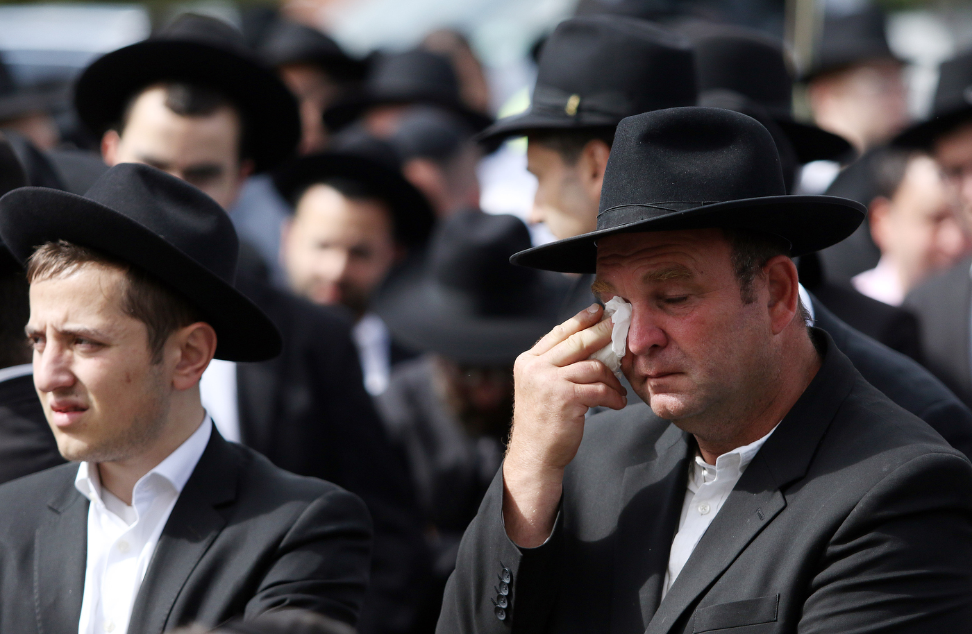 Funeral for Rabbi Shlomo Gissinger Zatzal. Sept. 13, 2019