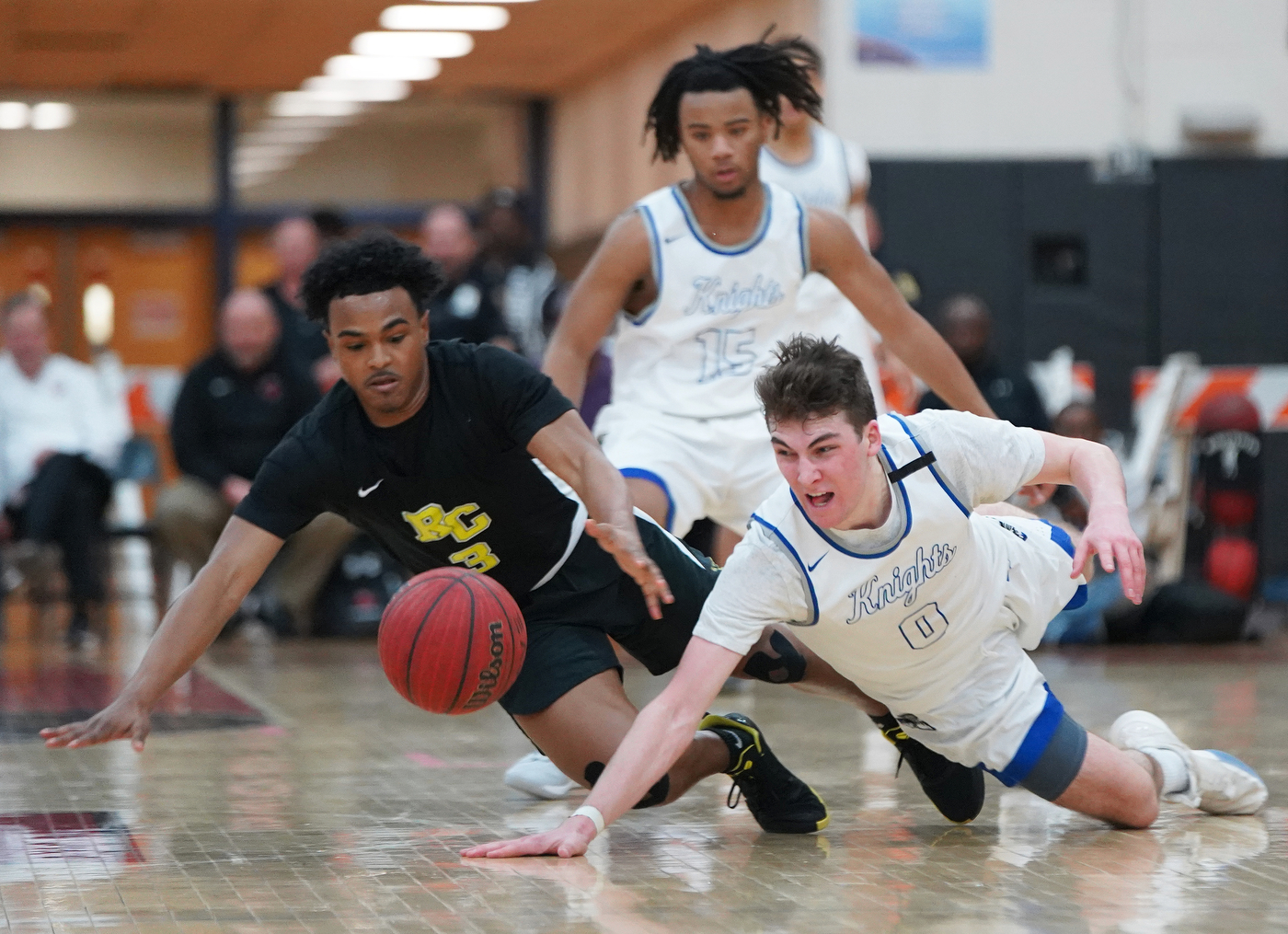 Roselle Catholic boys basketball plays Gill St. Bernard's in North ...
