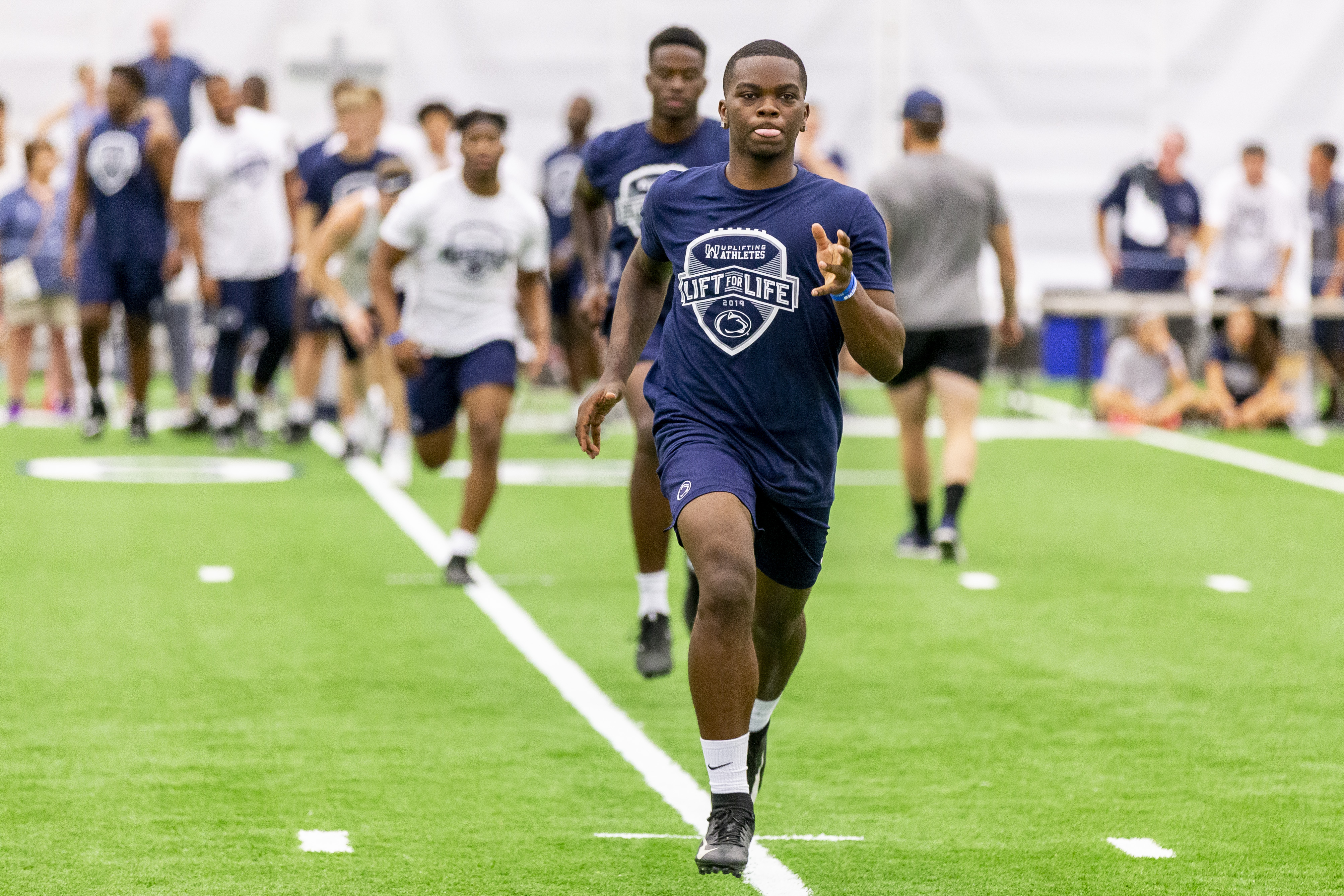 Tyler Ruldoph Penn State freshmen at Lift for Life - pennlive.com