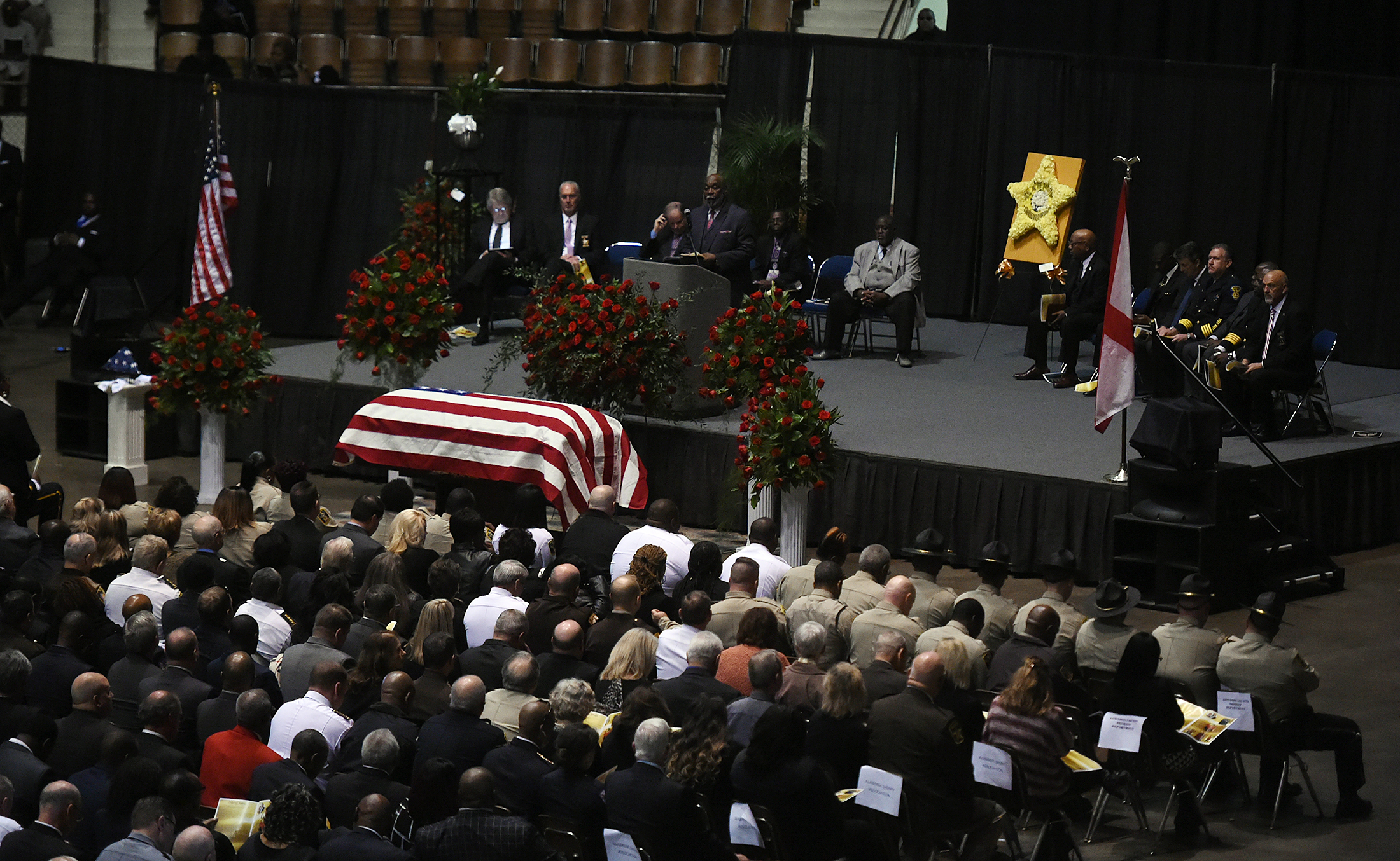 Funeral for Lowndes County Sheriff "Big John" Williams in Montgomery