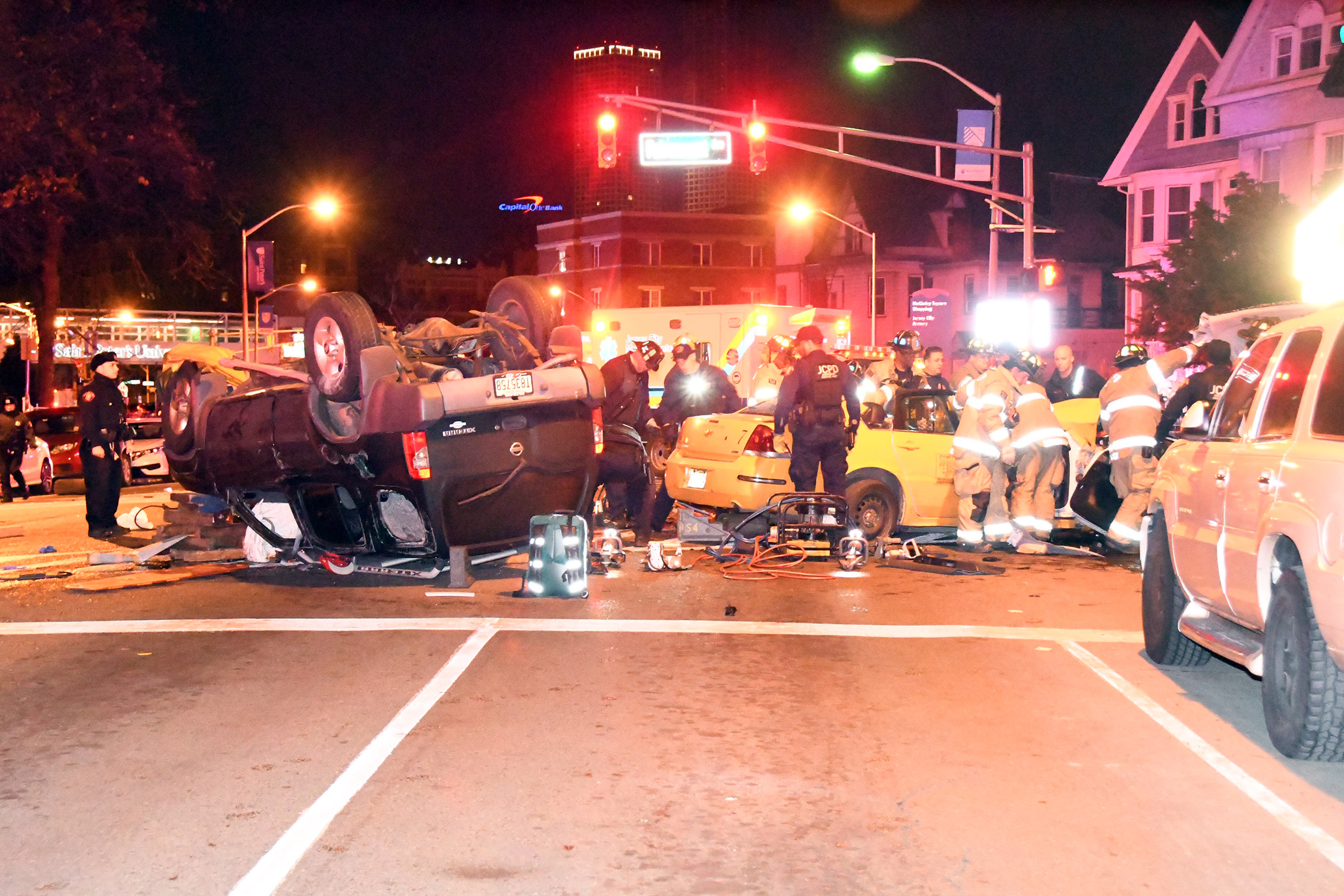 Fatal crash at Fairmount Avenue and Kennedy Boulevard in Jersey City