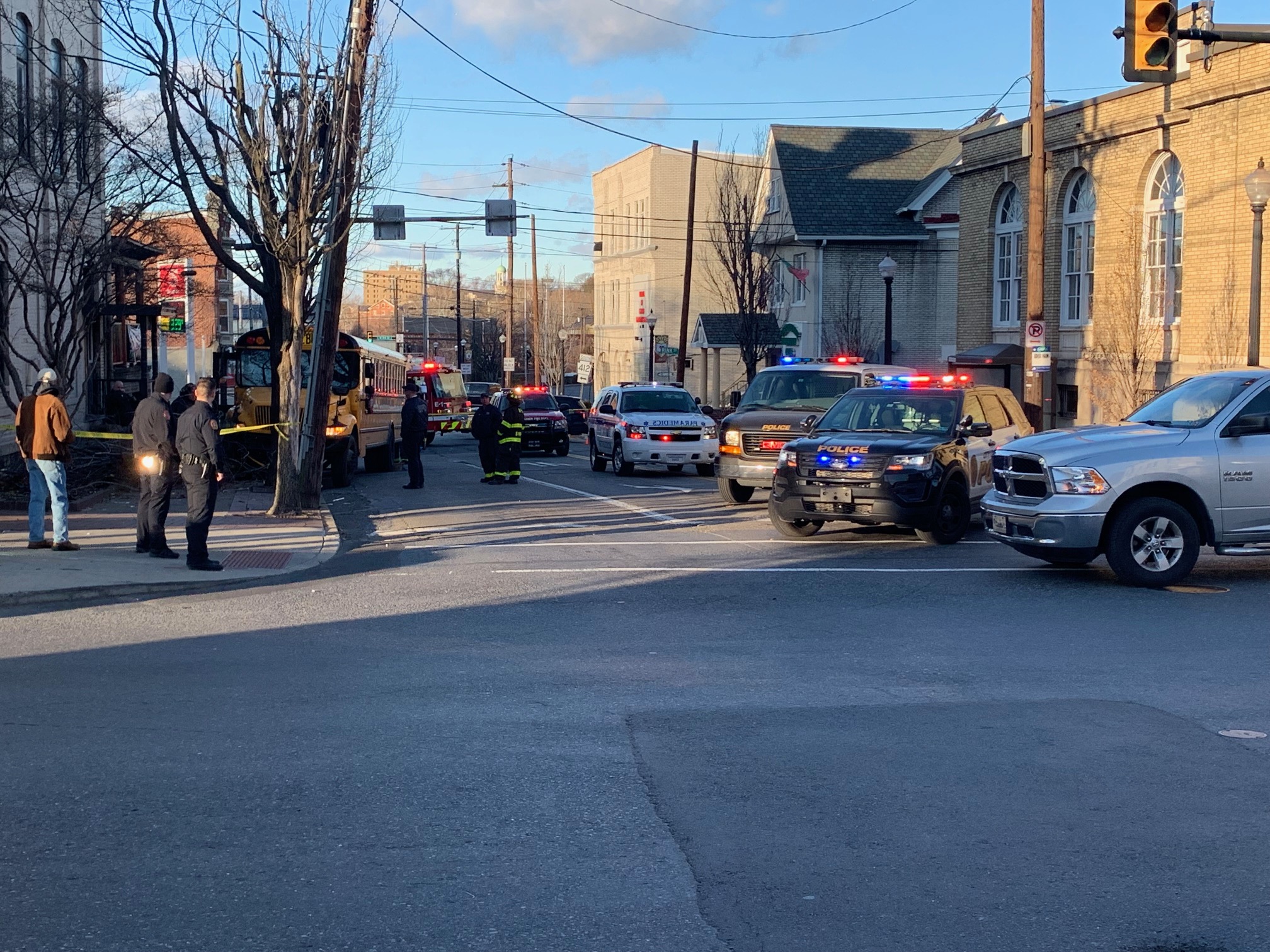 School bus driver taken to hospital in Bethlehem crash ...