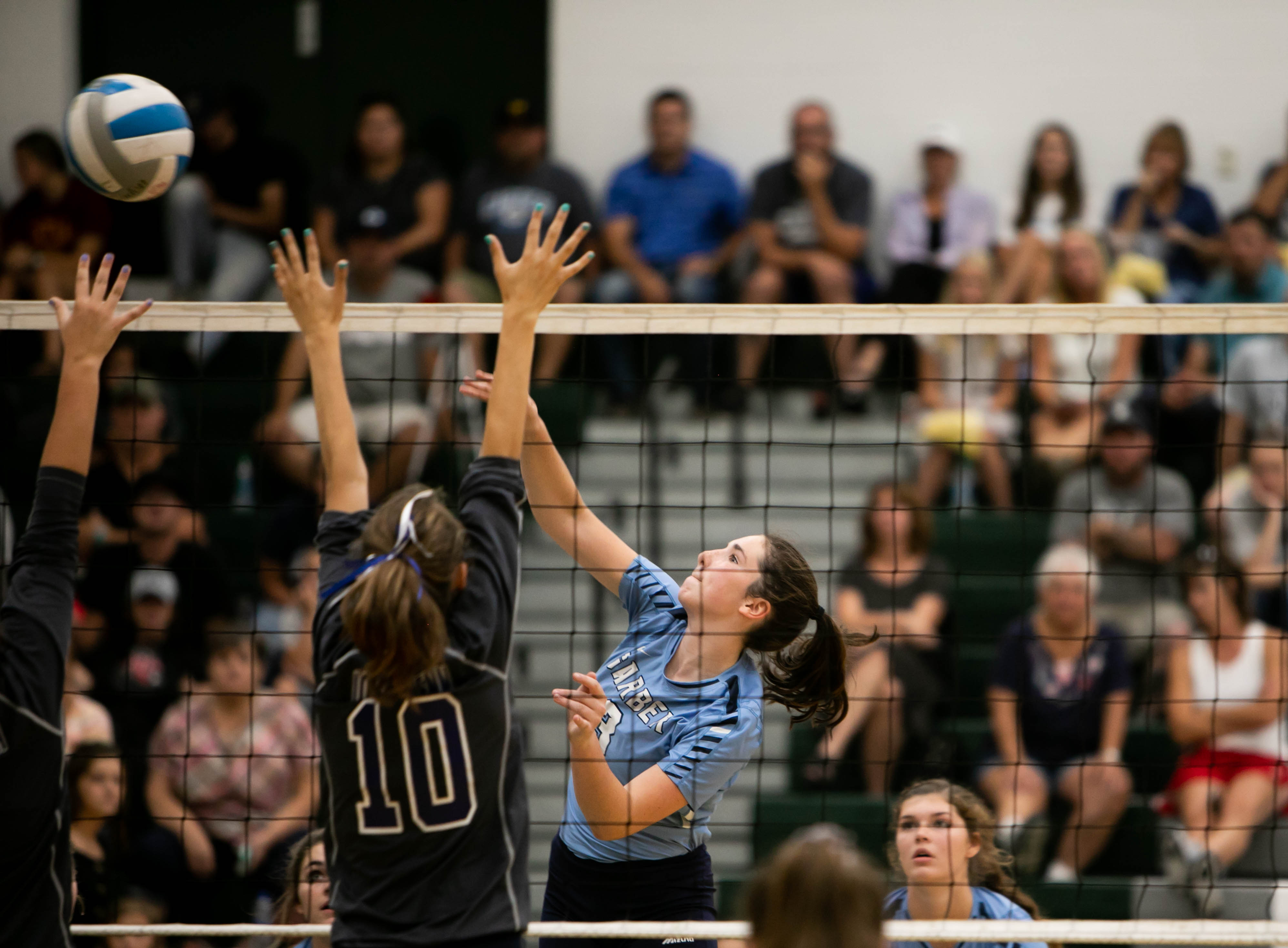 Bay County varsity volleyball tournament at Pinconning High School