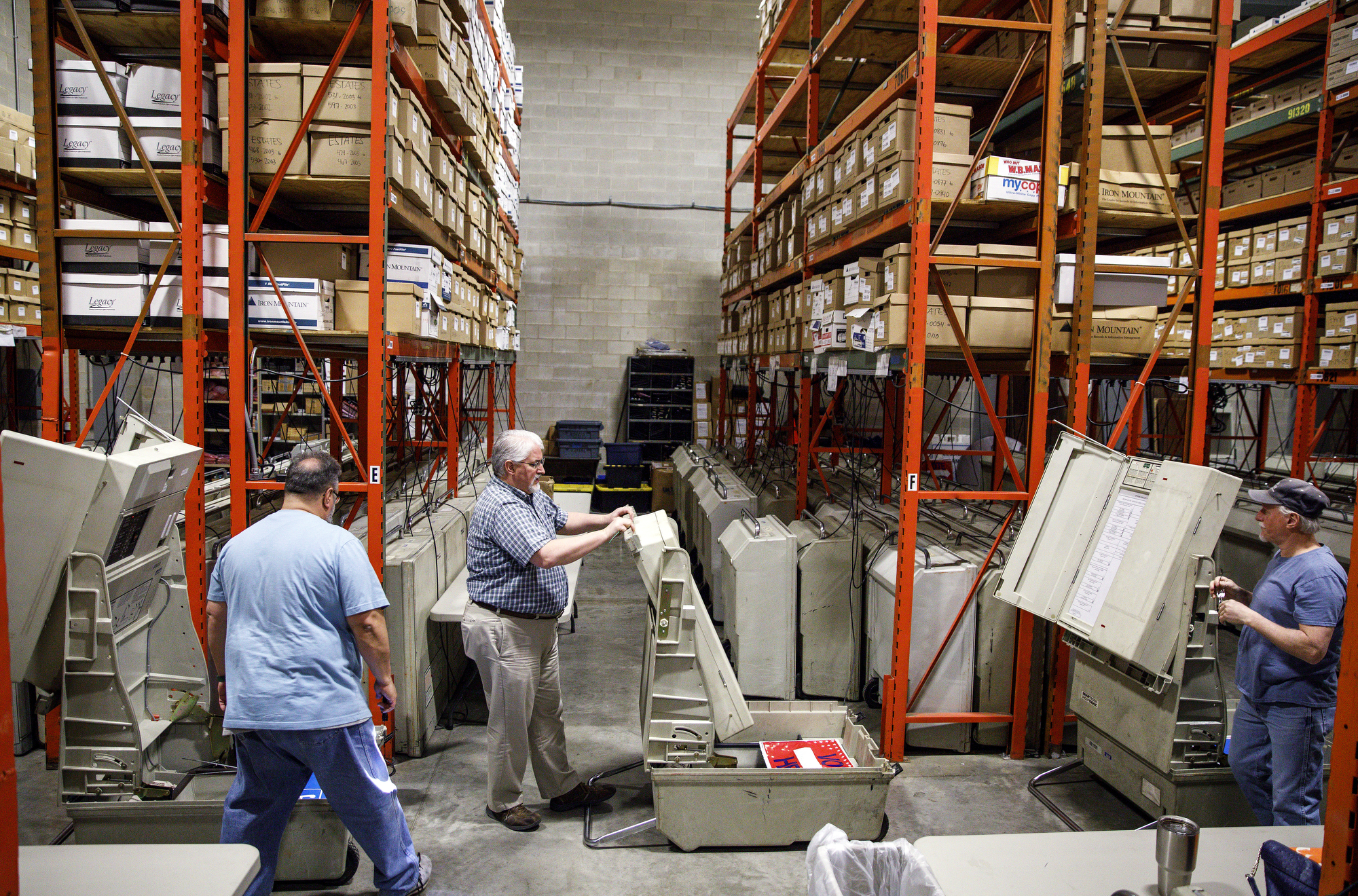 Scott Rothermel Dauphin County voting machines checked, sealed, readied for May primary ...