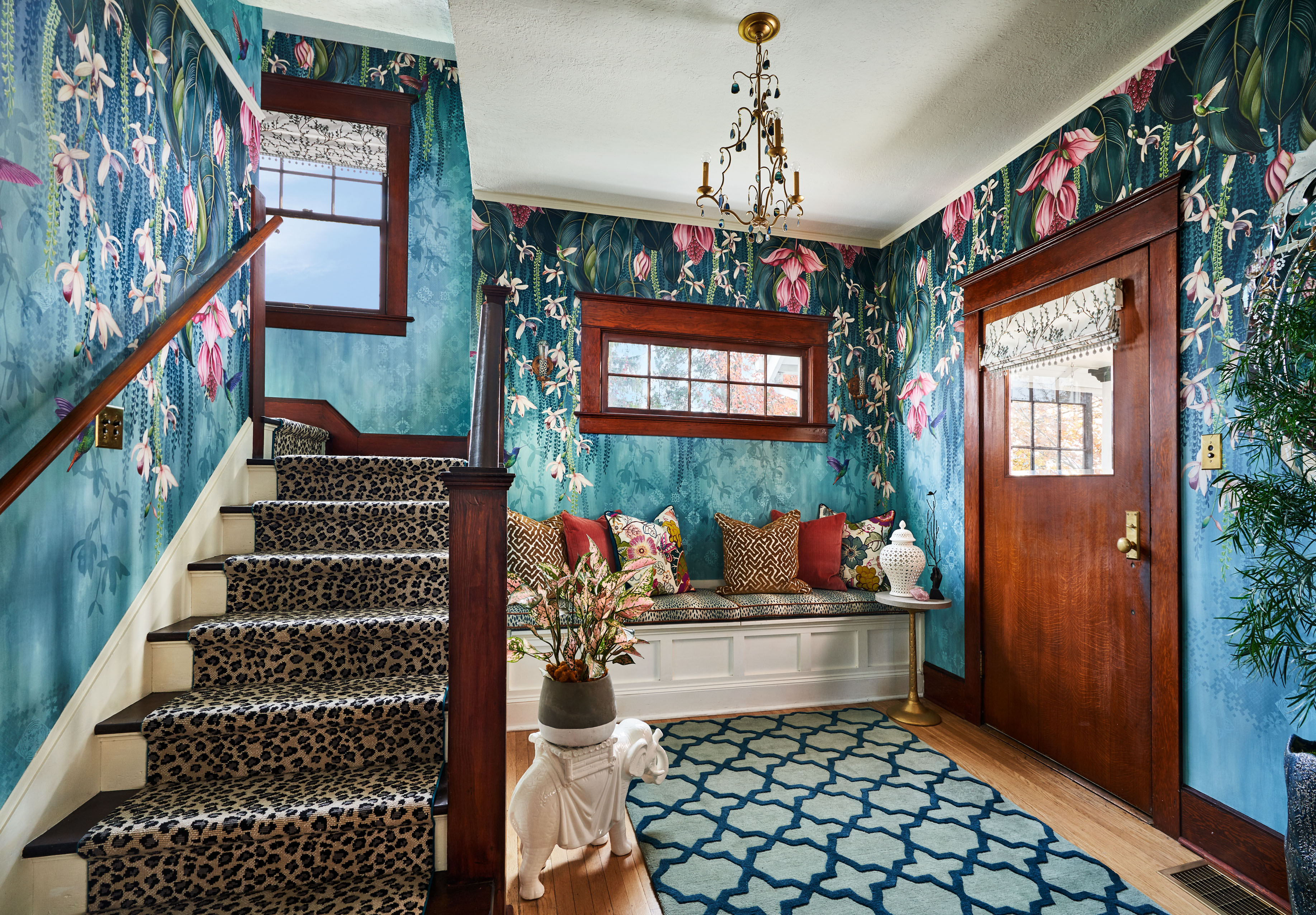 A wild, welcoming entry: Remodel for the holidays - oregonlive.com