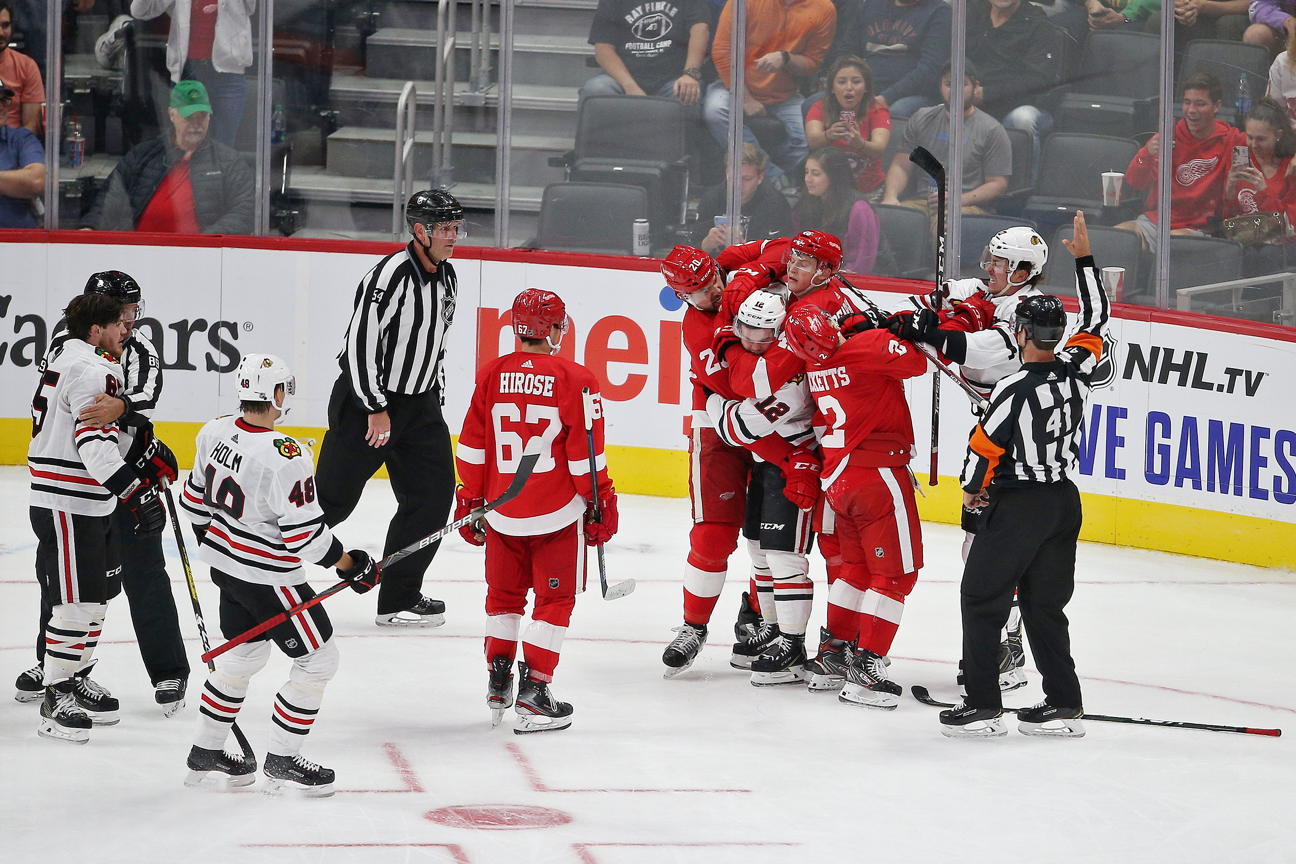 NHL Preseason: Detroit Red Wings vs. Chicago Blackhawks - September 17 ...