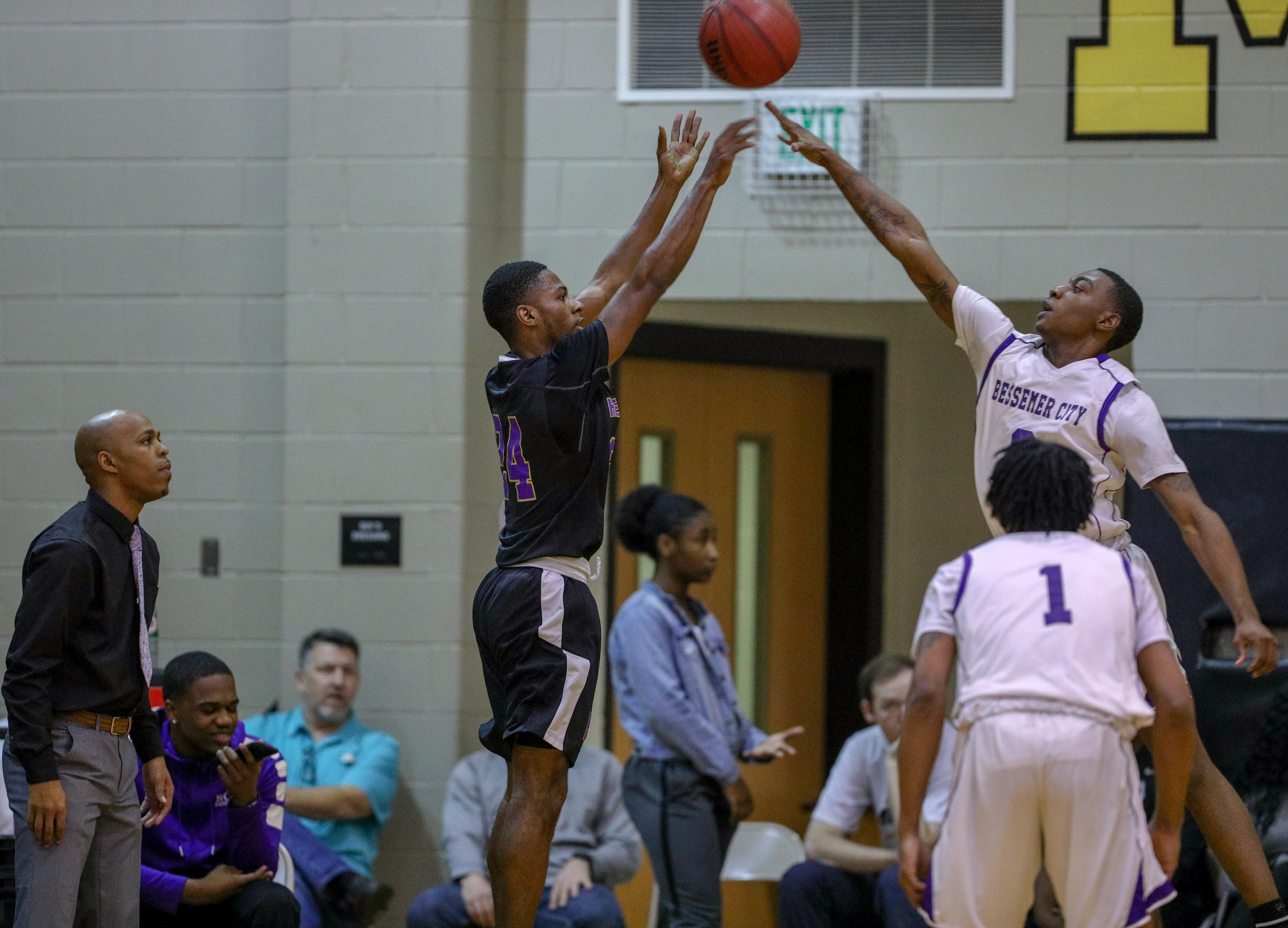 Hueytown vs. Bessemer City boys basketball