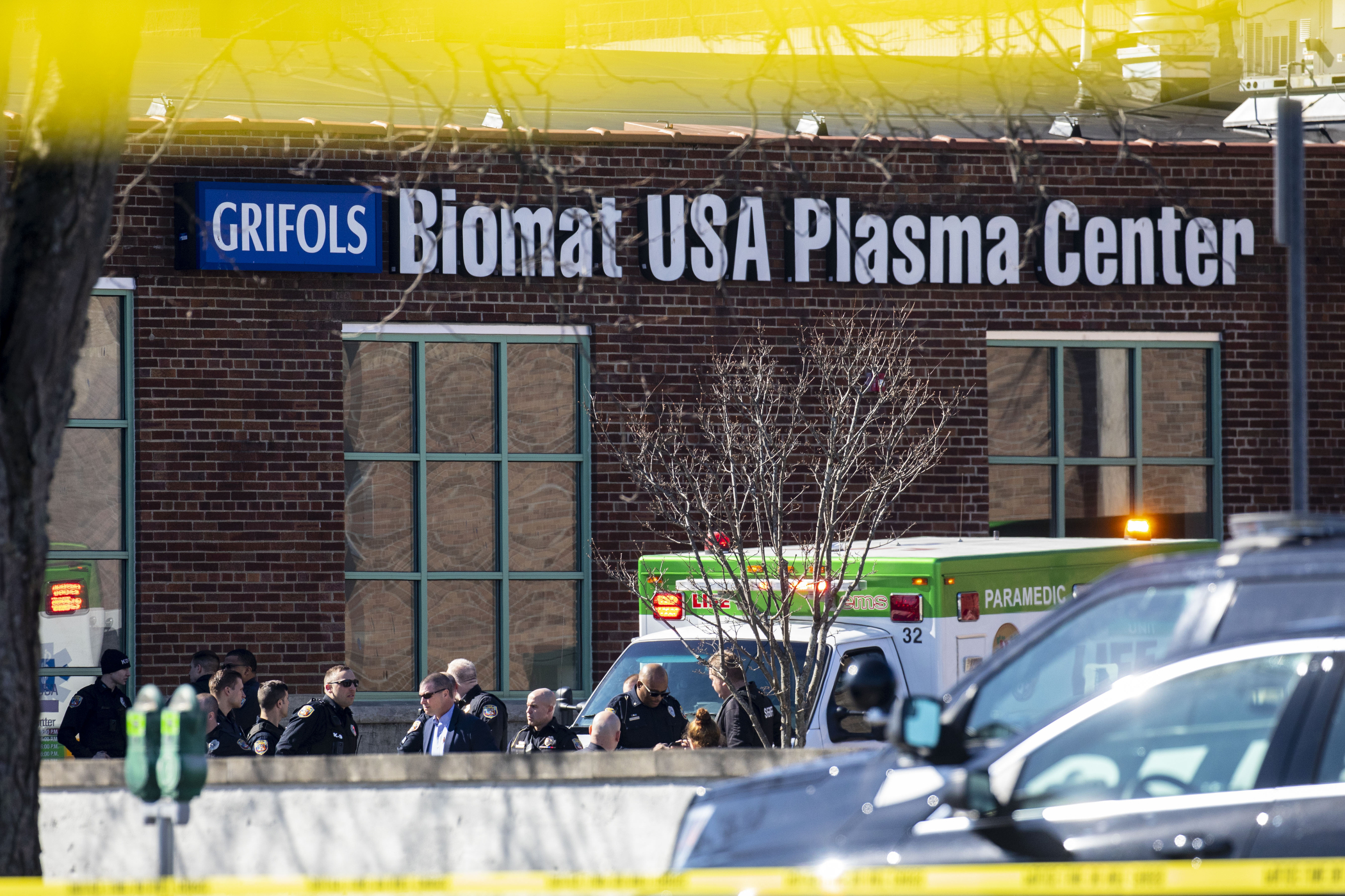 Grifols Biomat plasma donation center shooting