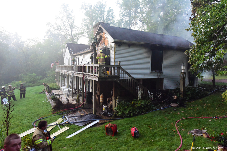 Warren County home damaged in fire