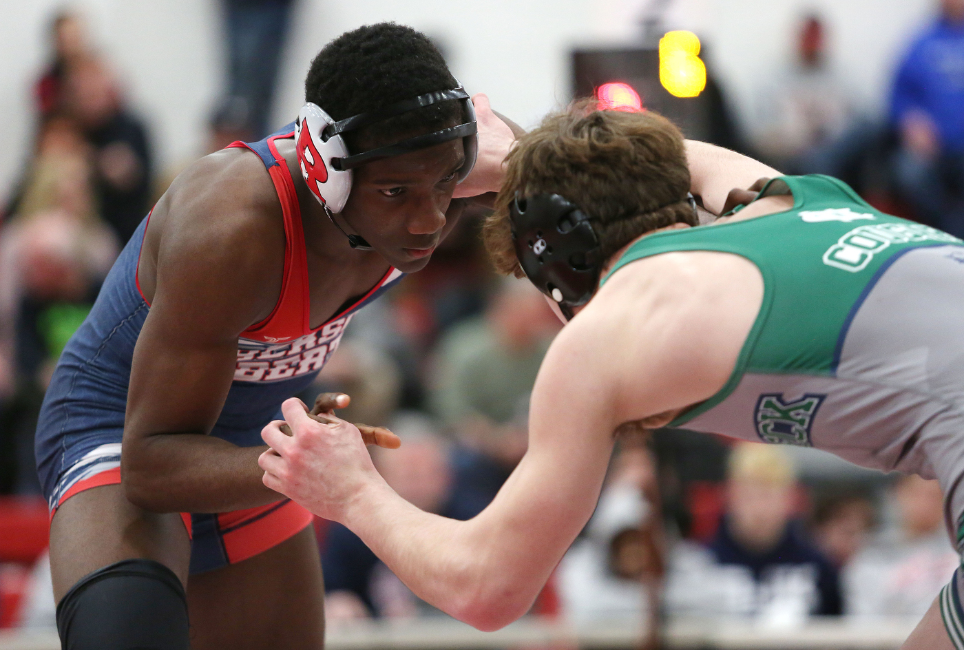 Region 6 wrestling quarterfinals at Jackson Liberty High School ...
