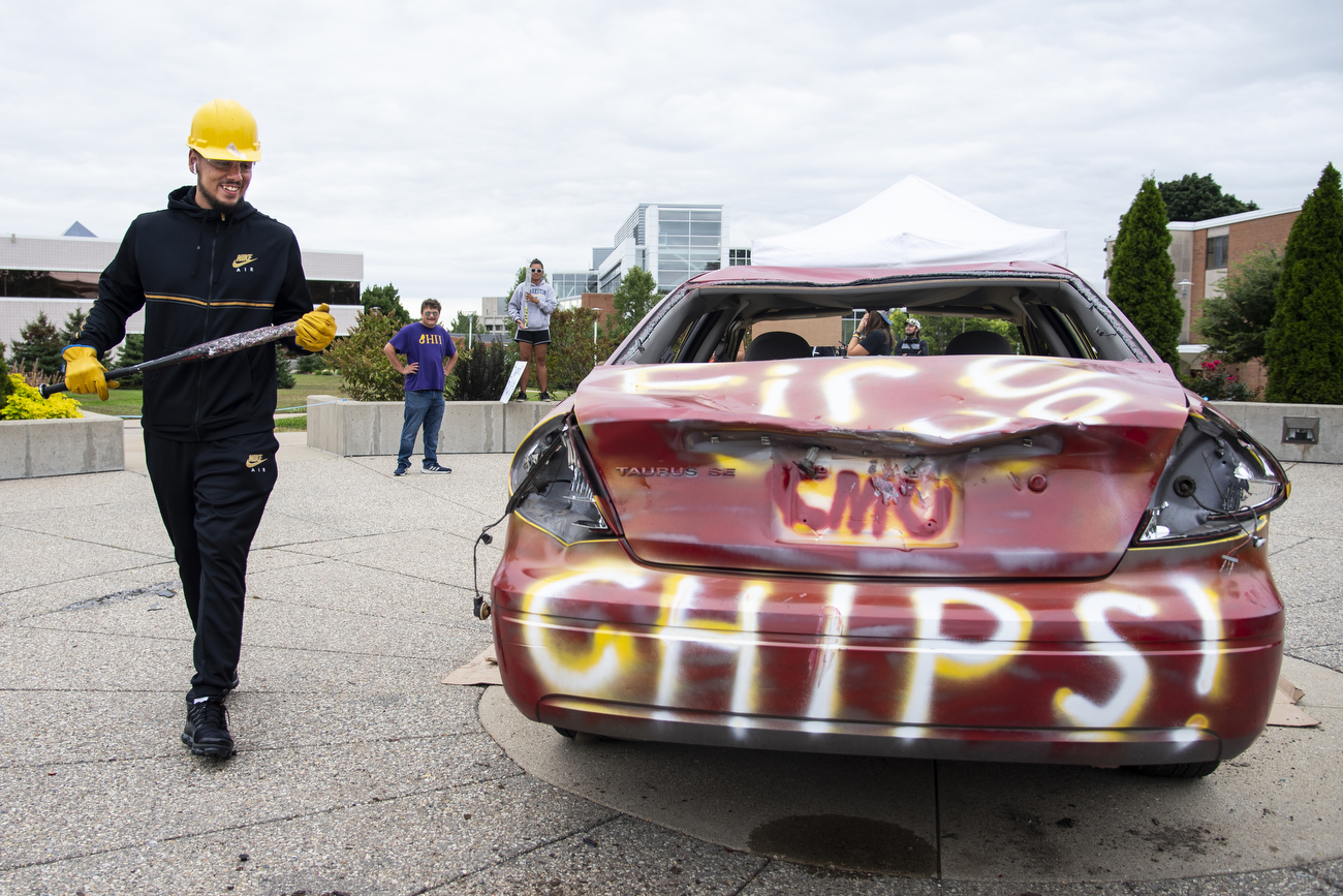 Students unleash wrath towards Chips on old car - mlive.com