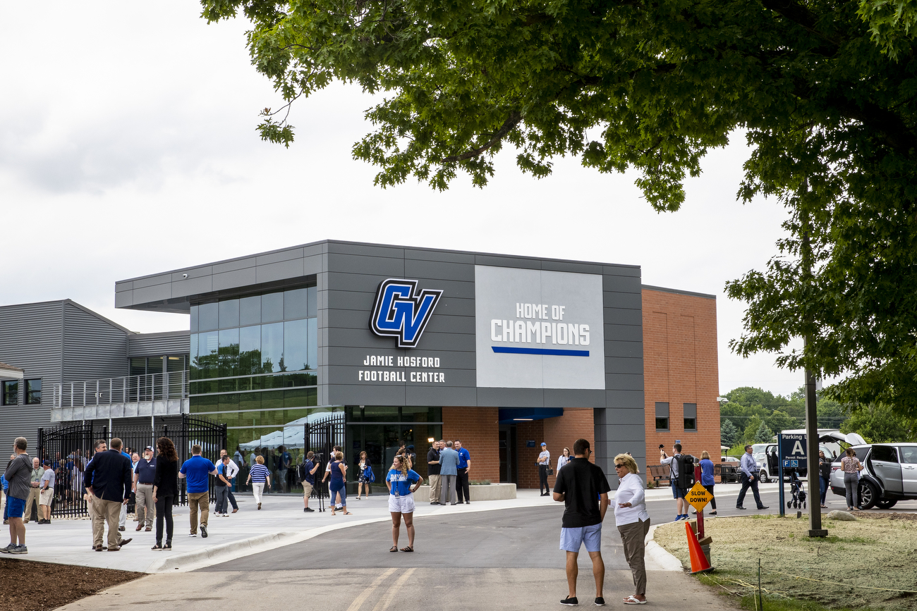 Powerhouse GVSU football program opens center renovated with over $2.9M ...