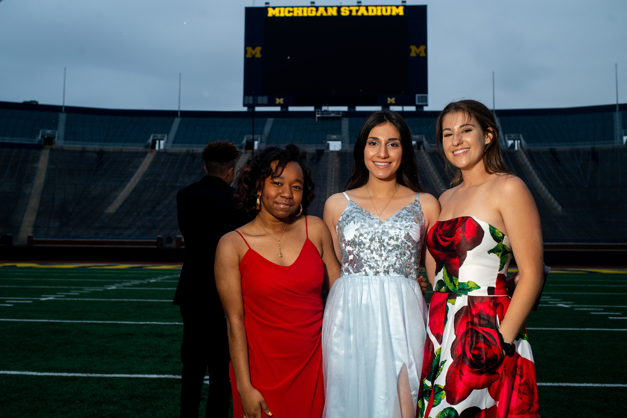 Ann Arbor Huron high school celebrates prom 2019 at Michigan Stadium ...