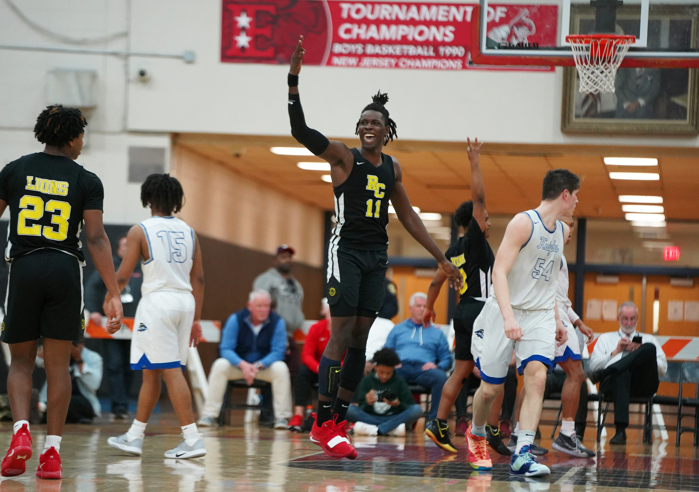 Roselle Catholic boys basketball plays Gill St. Bernard's in North ...