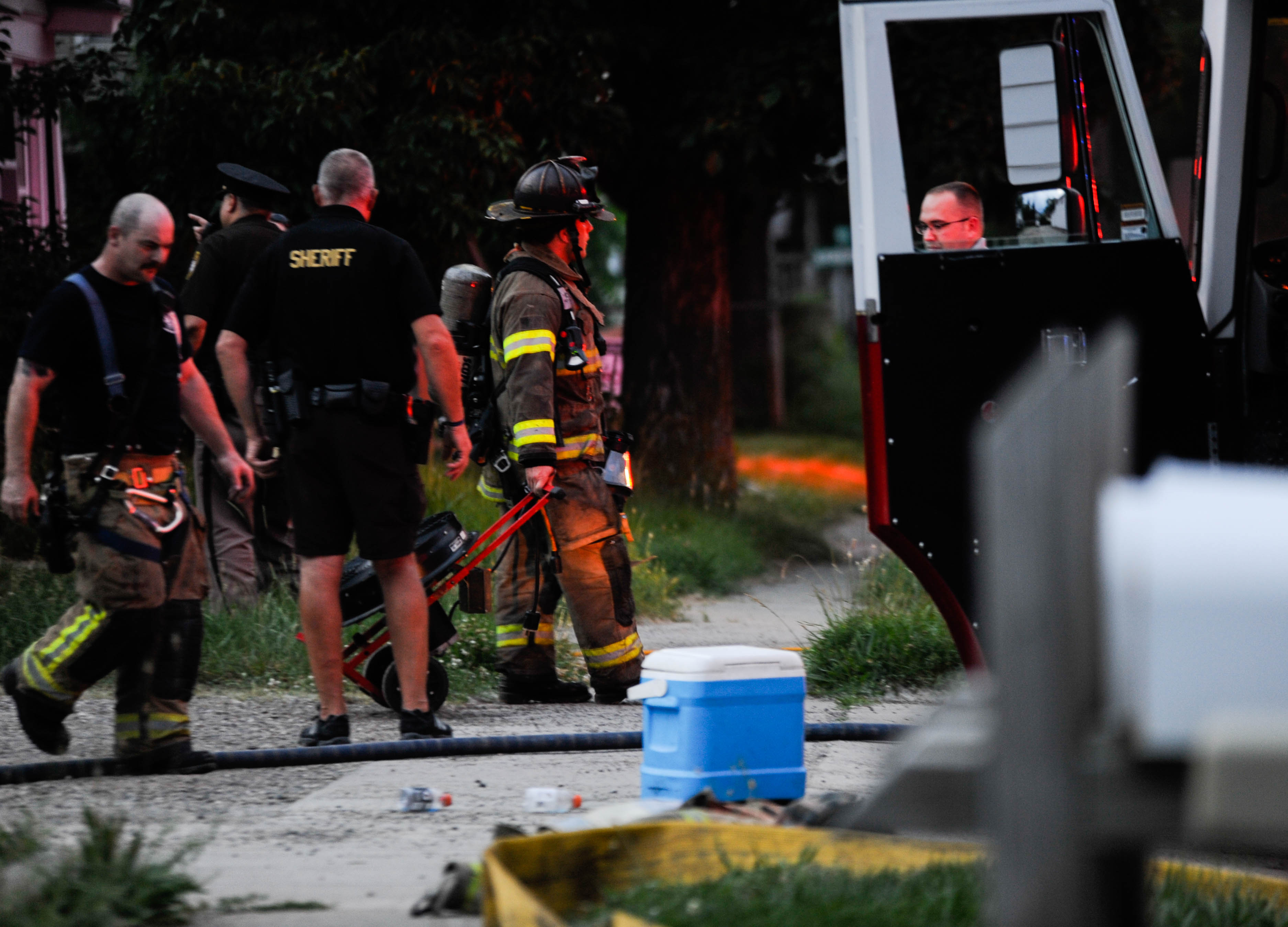 Summit and Jackson fire crews respond to fire on McDevitt Avenue ...