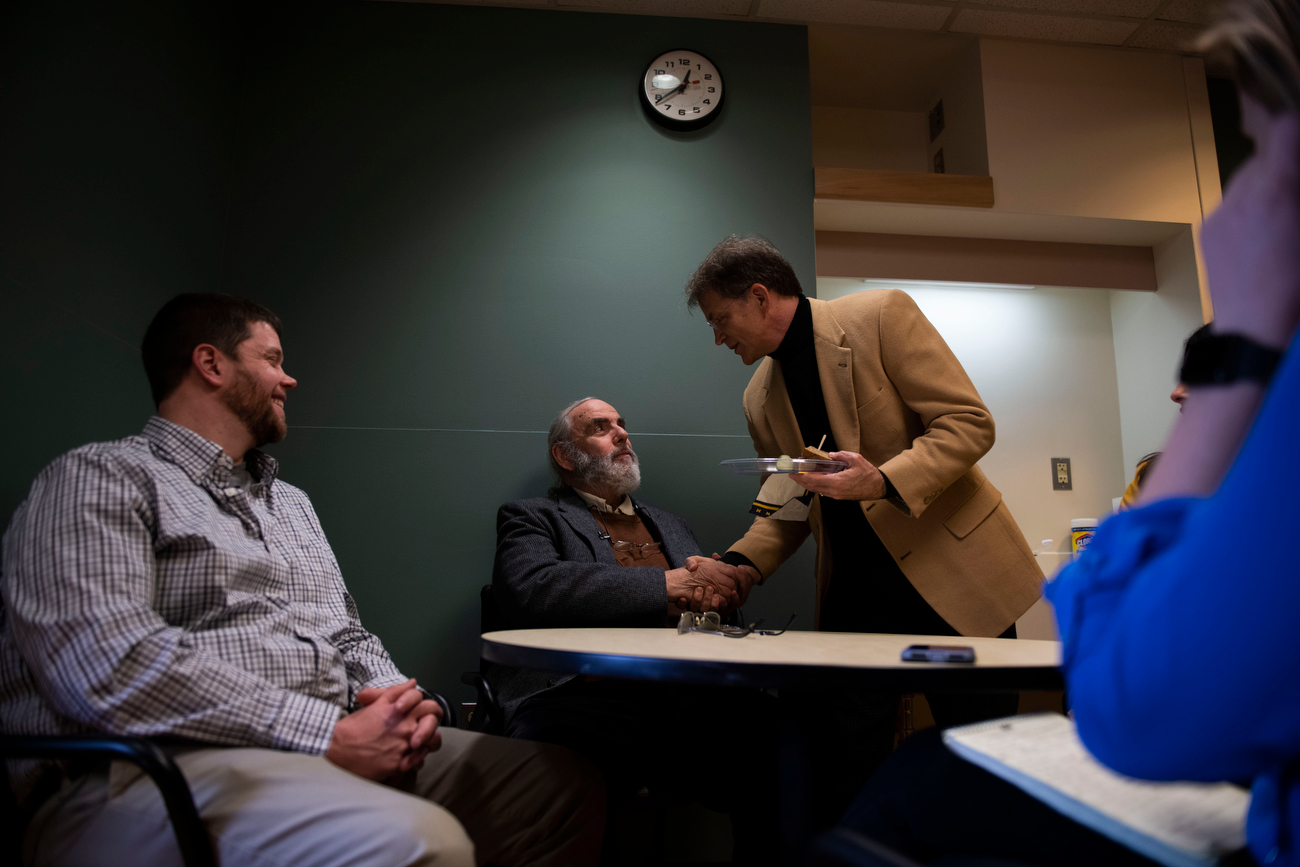 “It means living,” Recipient of kidney transplant, David Weight, and ...