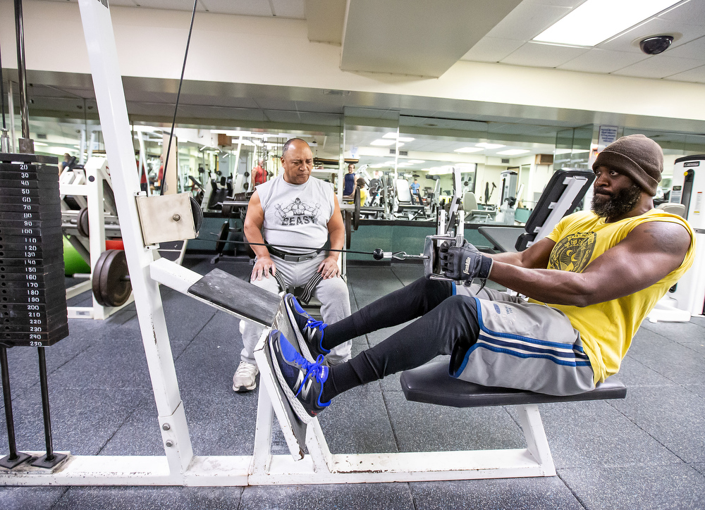 YMCA powerlifter Gerald 