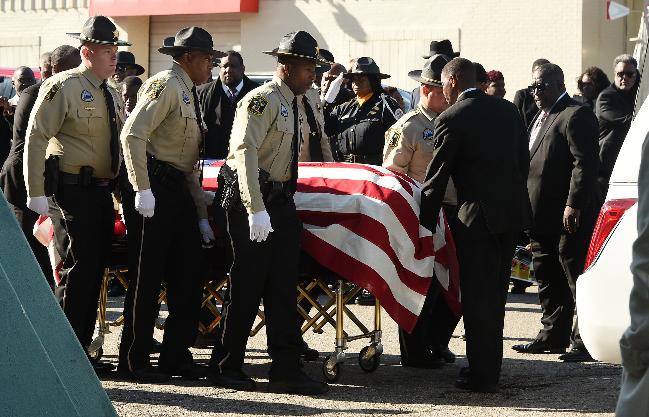 Funeral for Lowndes County Sheriff "Big John" Williams in Montgomery
