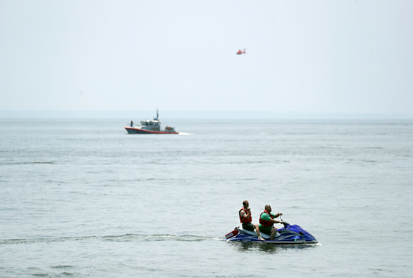 Authorities respond to plane crash near Cape May, May 29, 2019