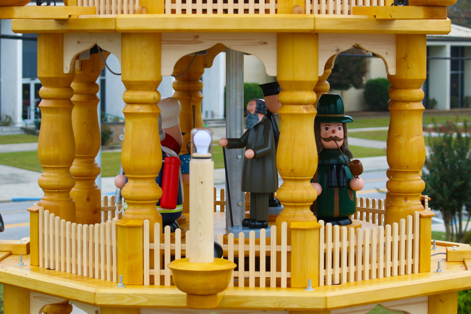 German Christmas Pyramid in Cullman, Ala.