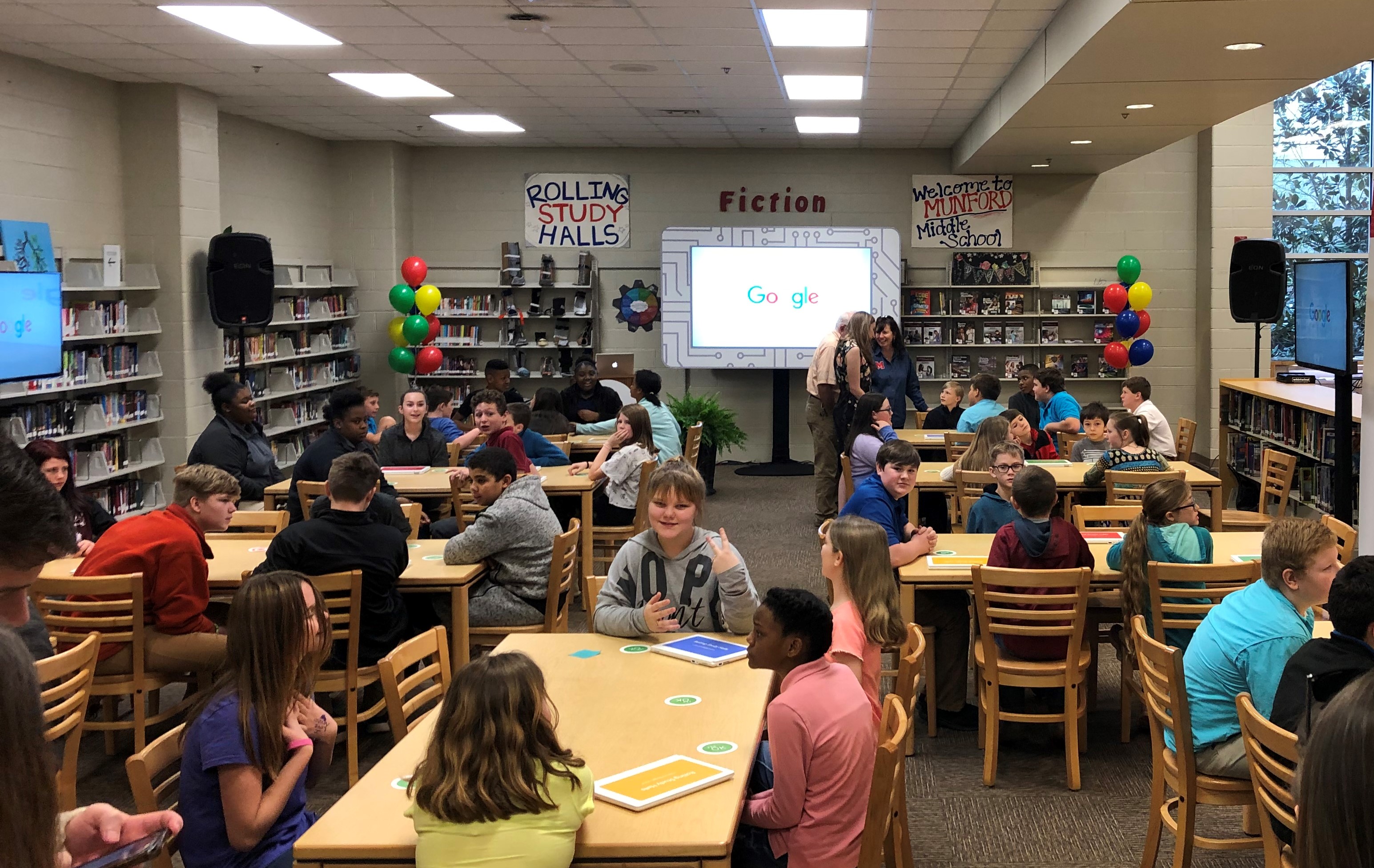 Google's Rolling Study Hall in Munford