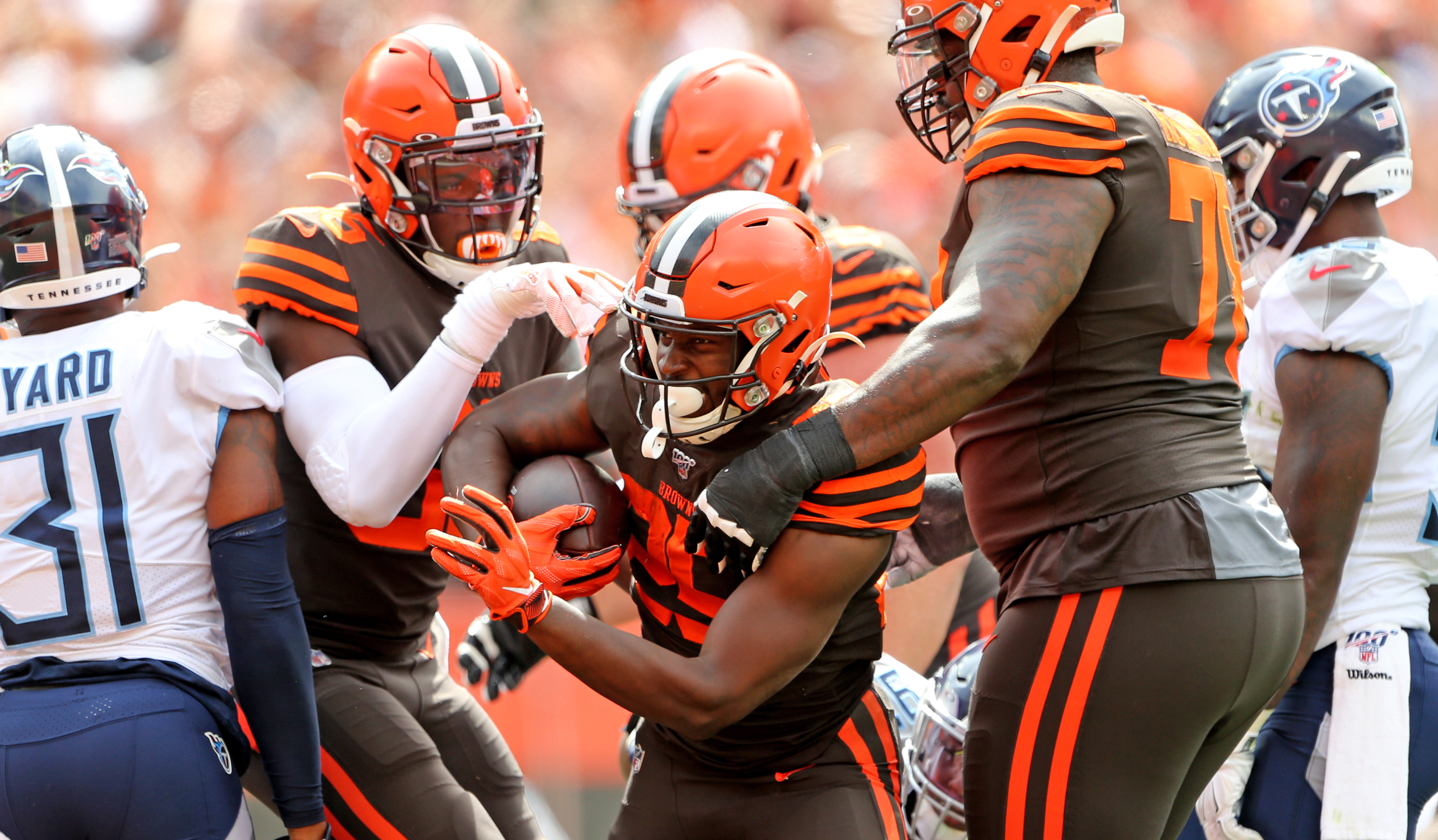 what s the nfl record for penalties in a single game cleveland com