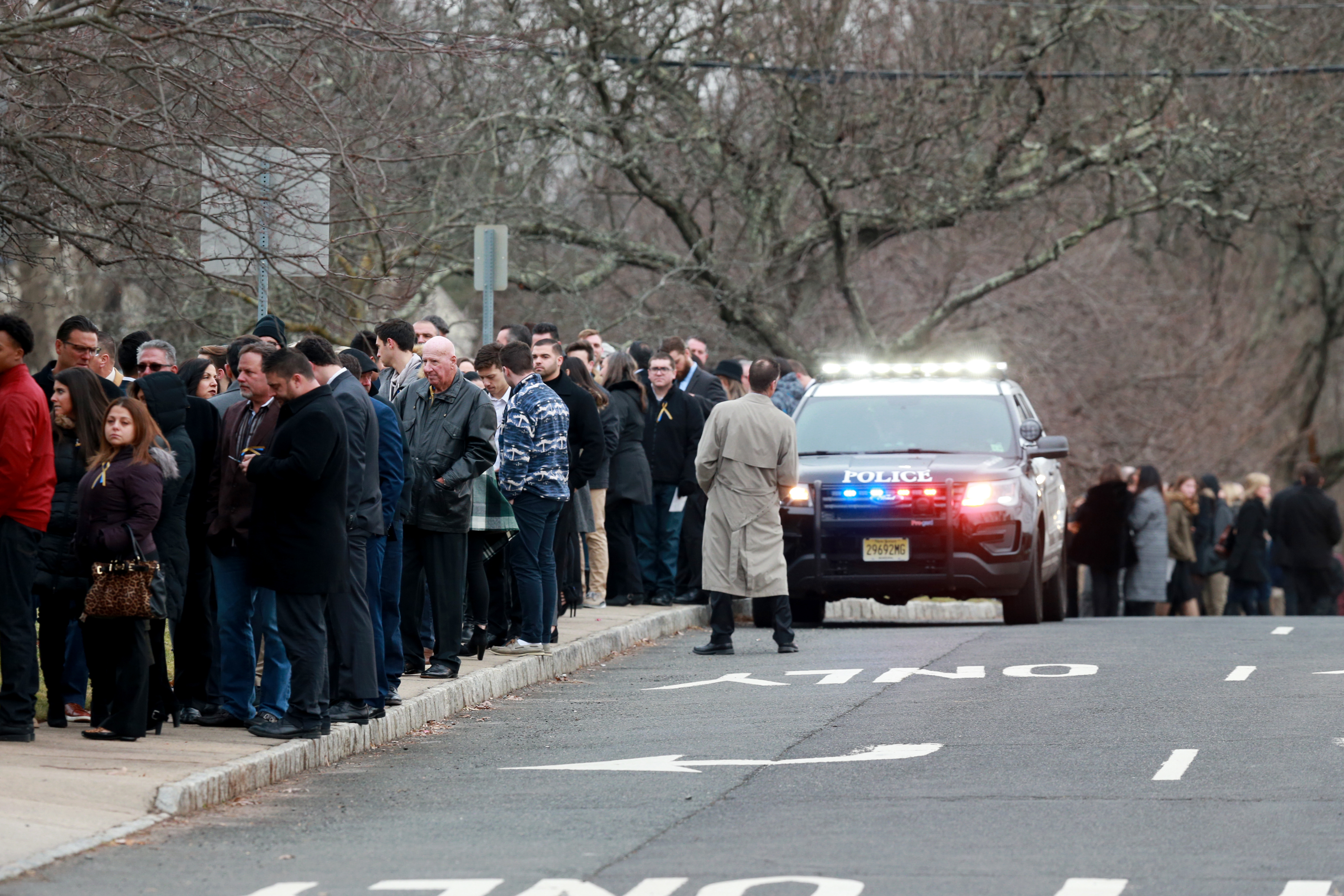 Hundreds line up in cold to say final goodbye to college student - nj.com
