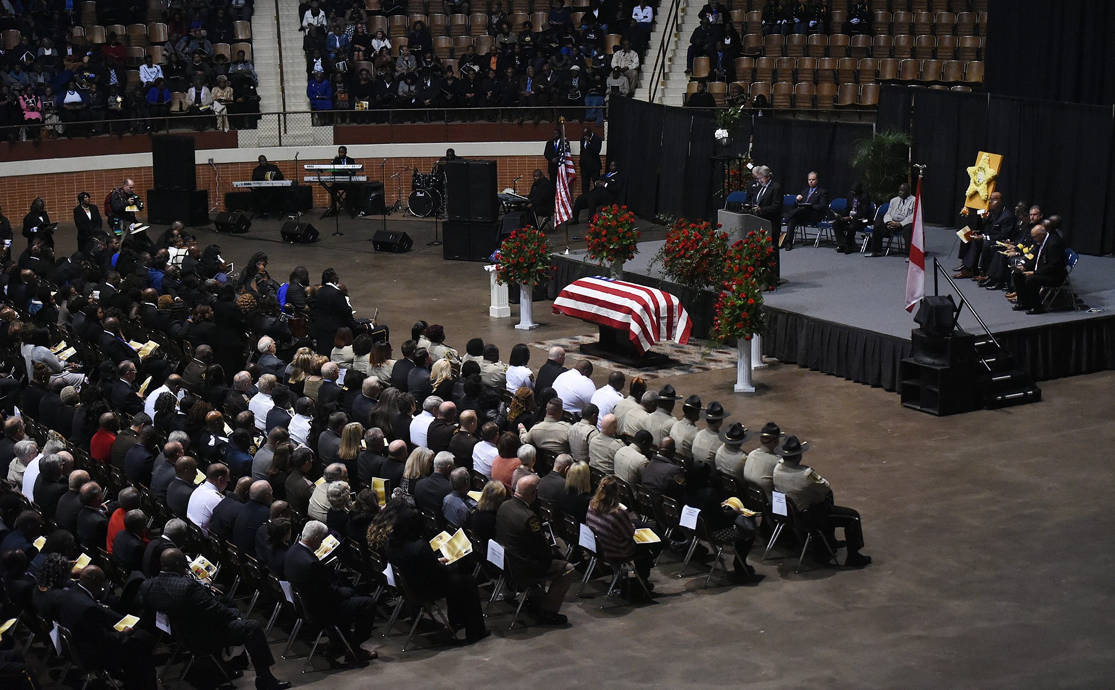Funeral for Lowndes County Sheriff "Big John" Williams in Montgomery