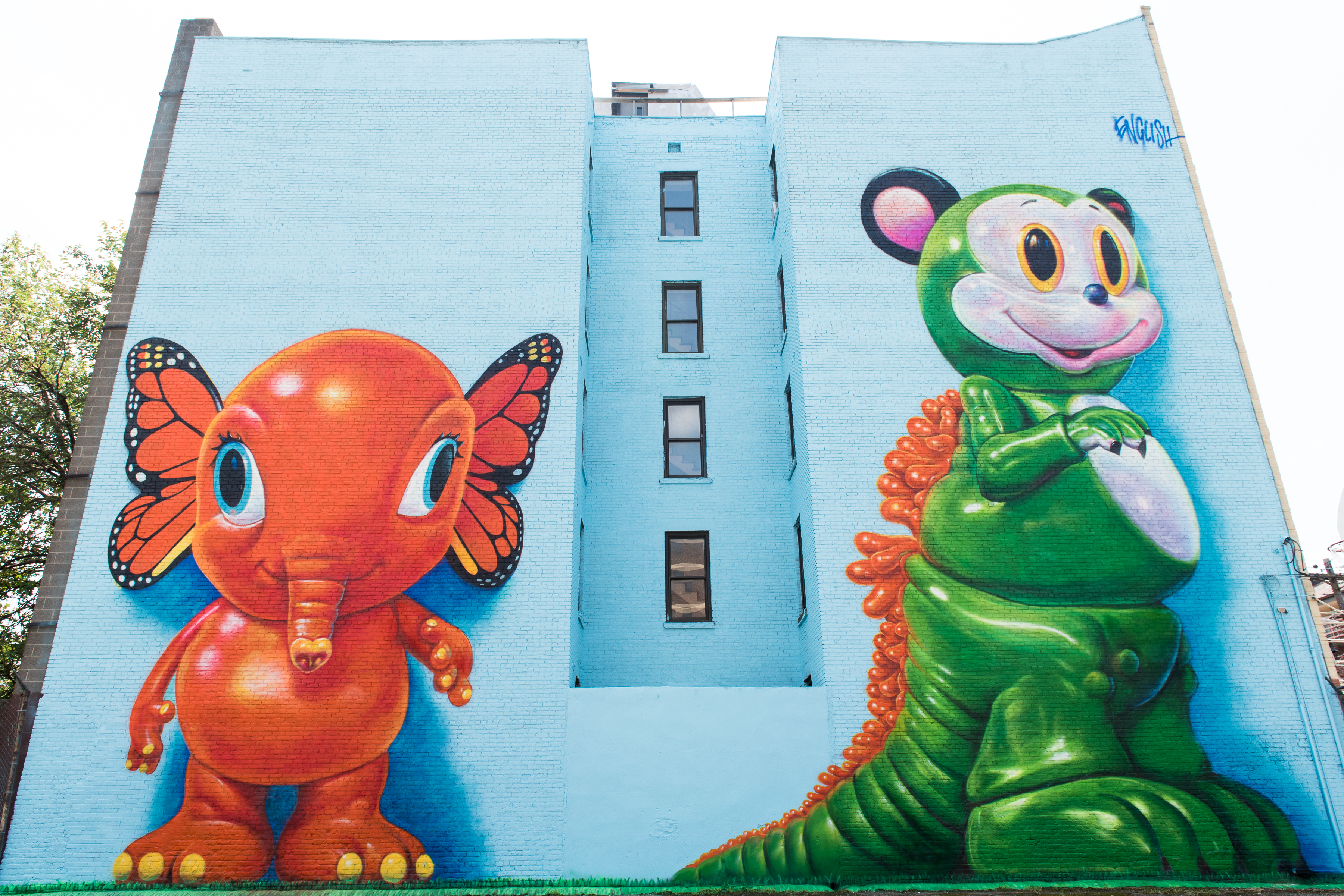 Artist Ron English's Erie Street mural in Jersey City - nj.com