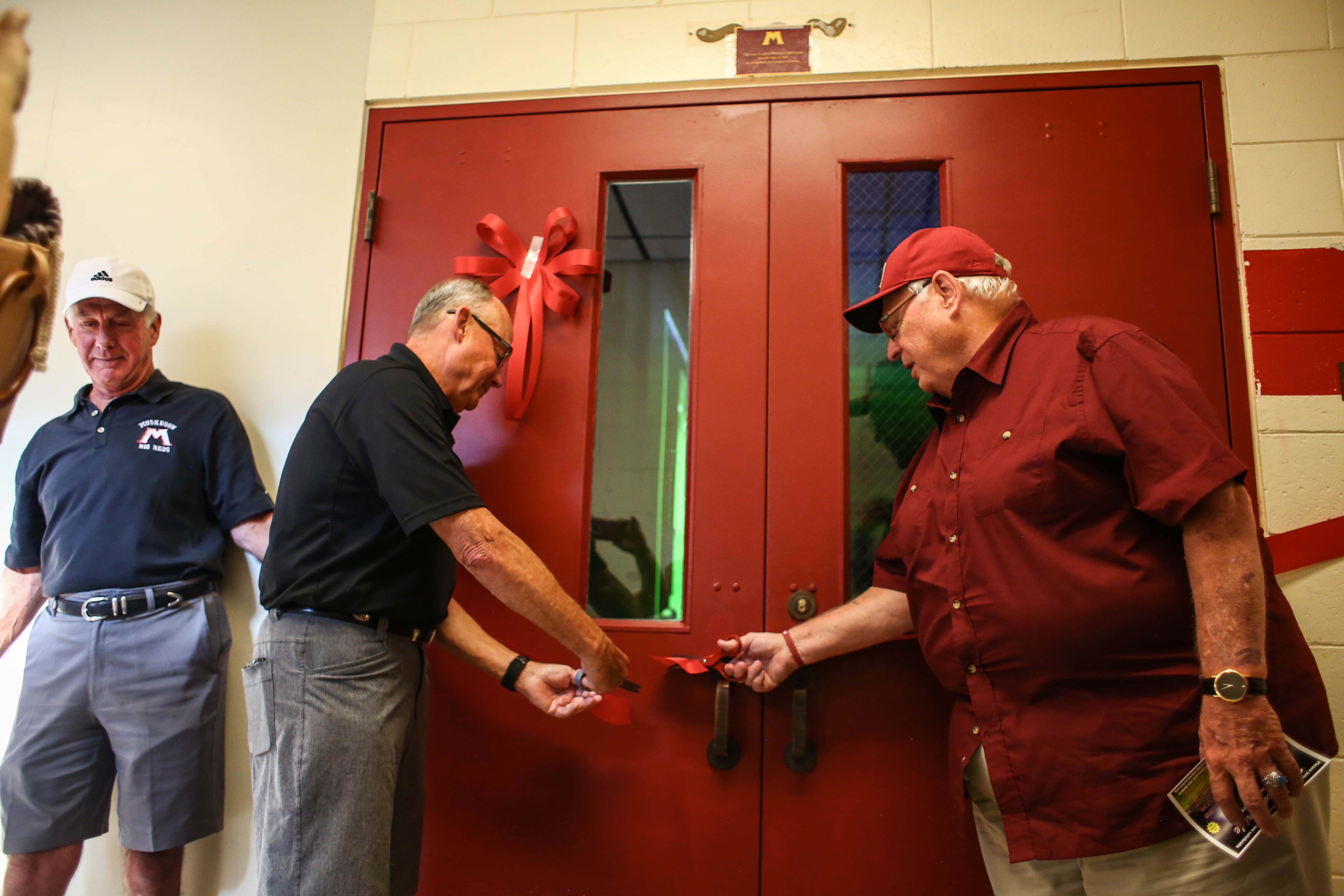 Muskegon alumni gather for Legacy Room ribbon cutting ceremony
