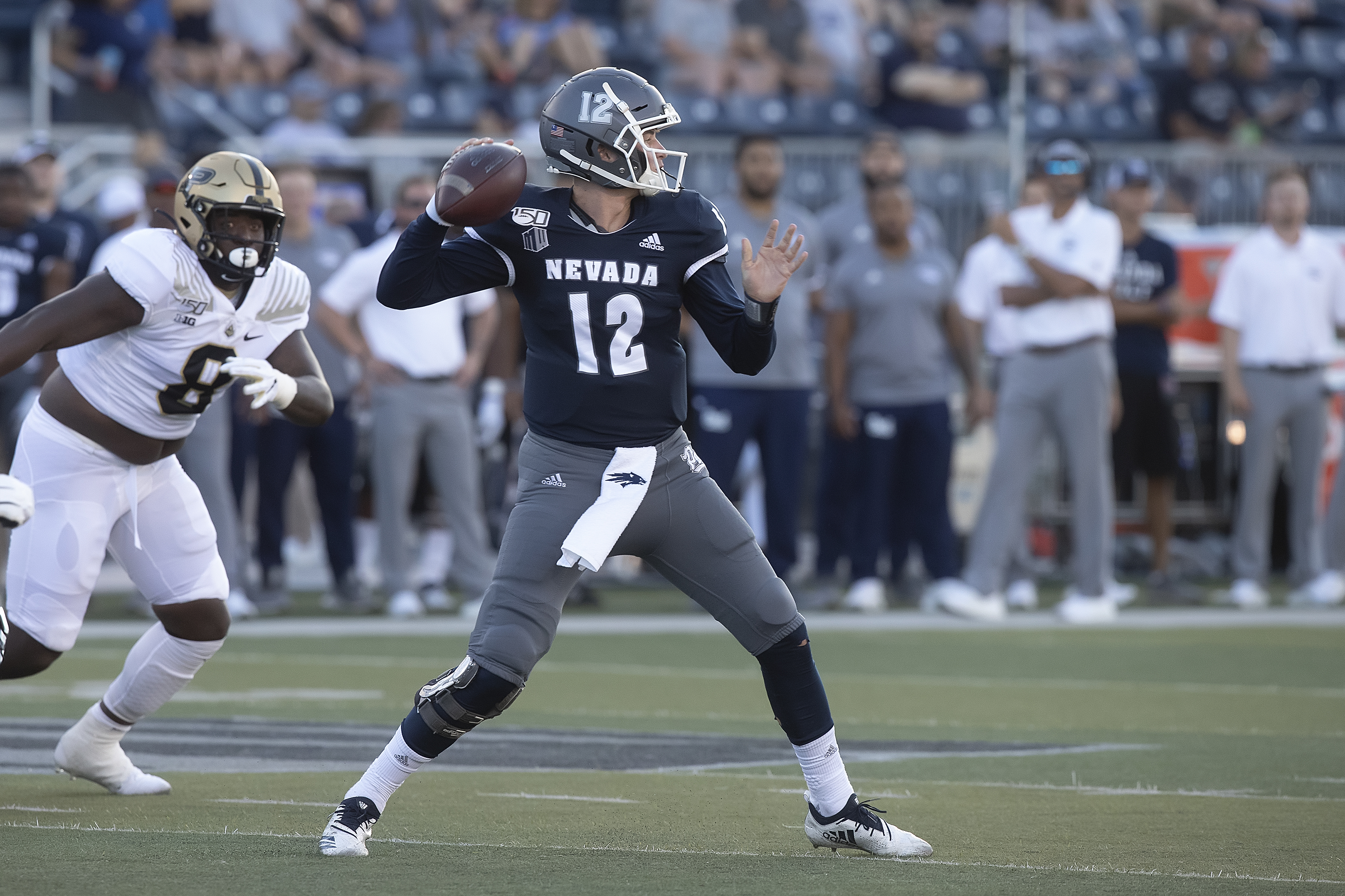 Oregon respects composure Nevada’s Carson Strong showed in leading