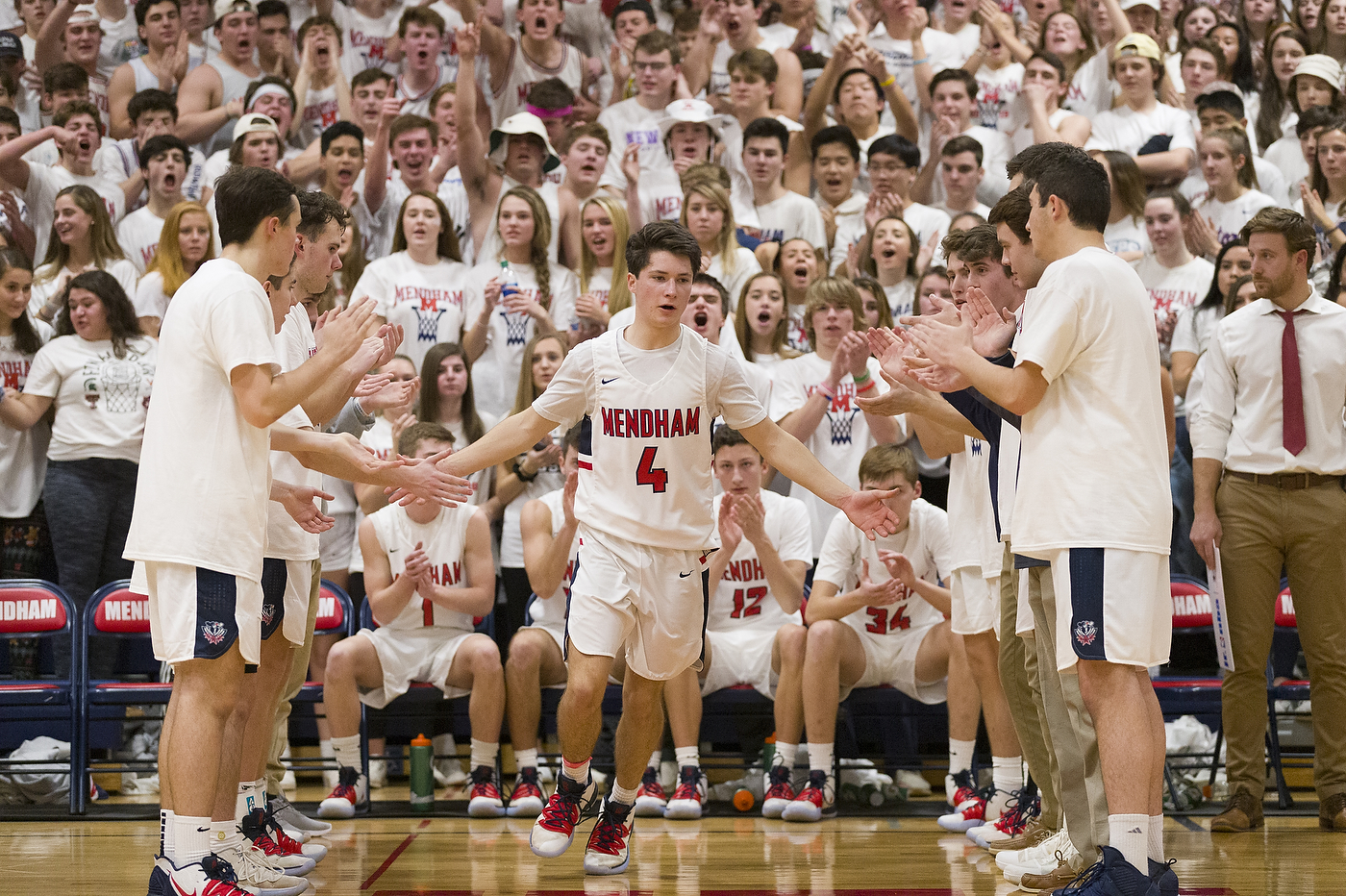 Delbarton vs. Mendham Boys High School Basketball