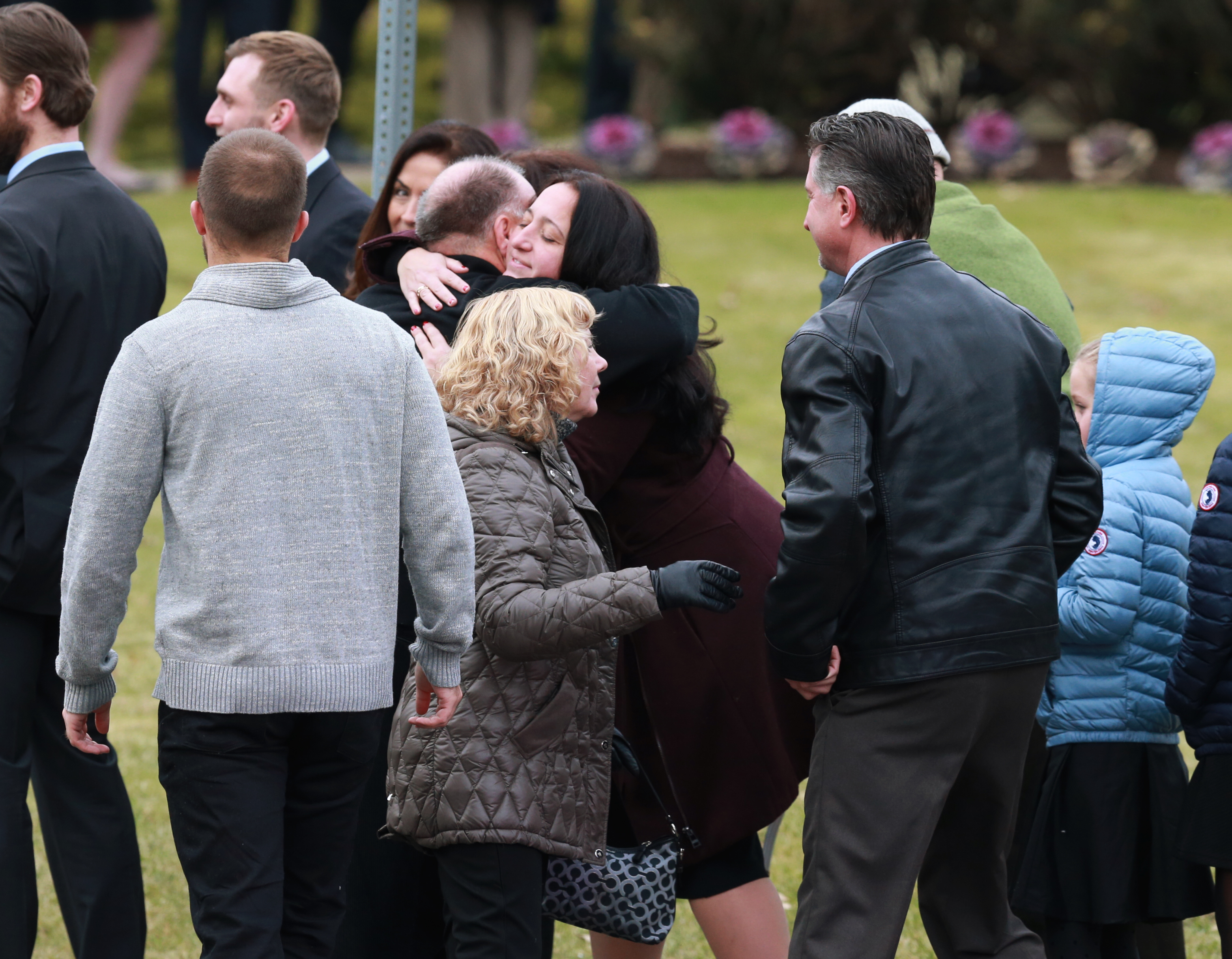 Hundreds line up in cold to say final goodbye to college student - nj.com
