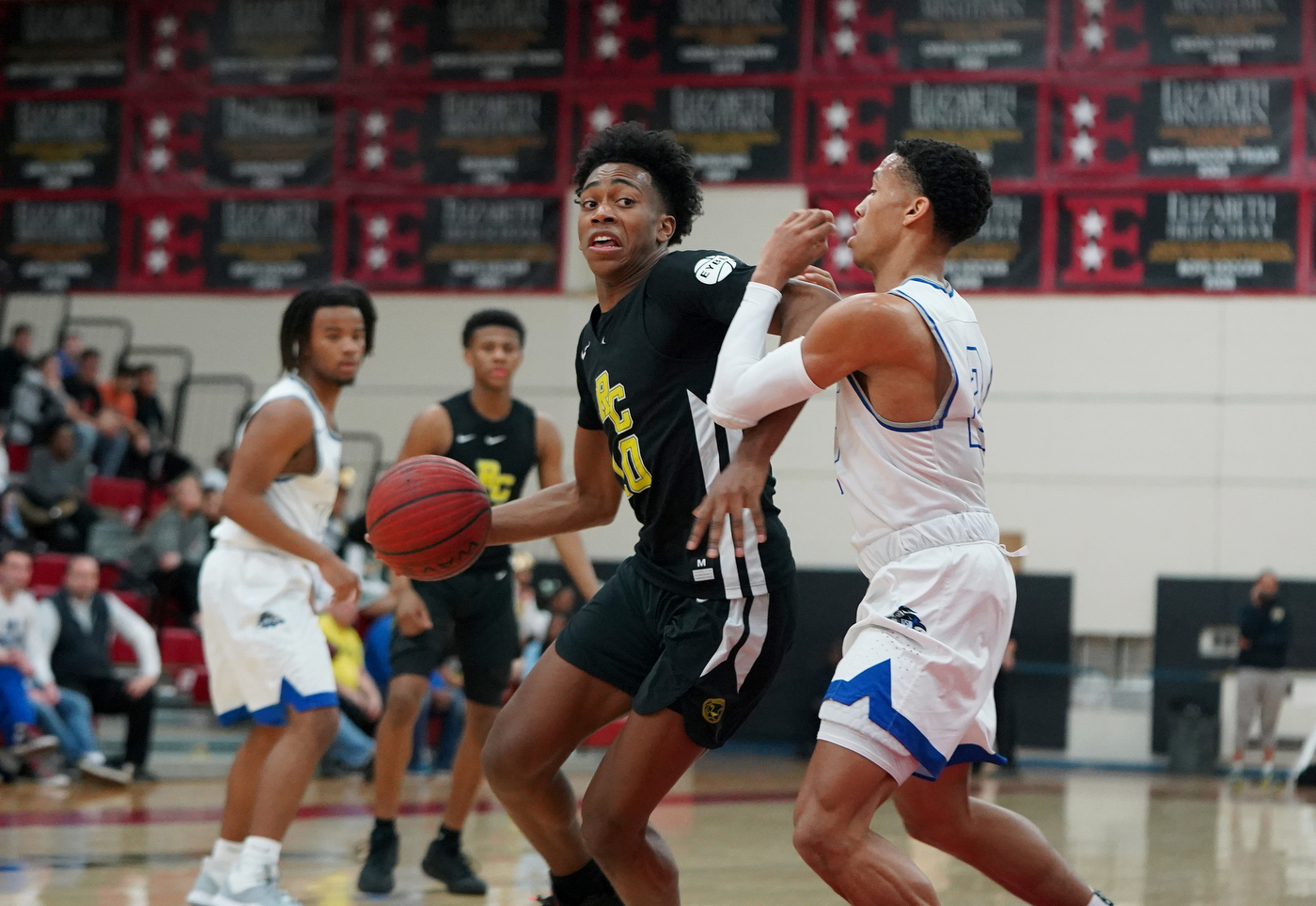 Roselle Catholic boys basketball plays Gill St. Bernard's in North ...