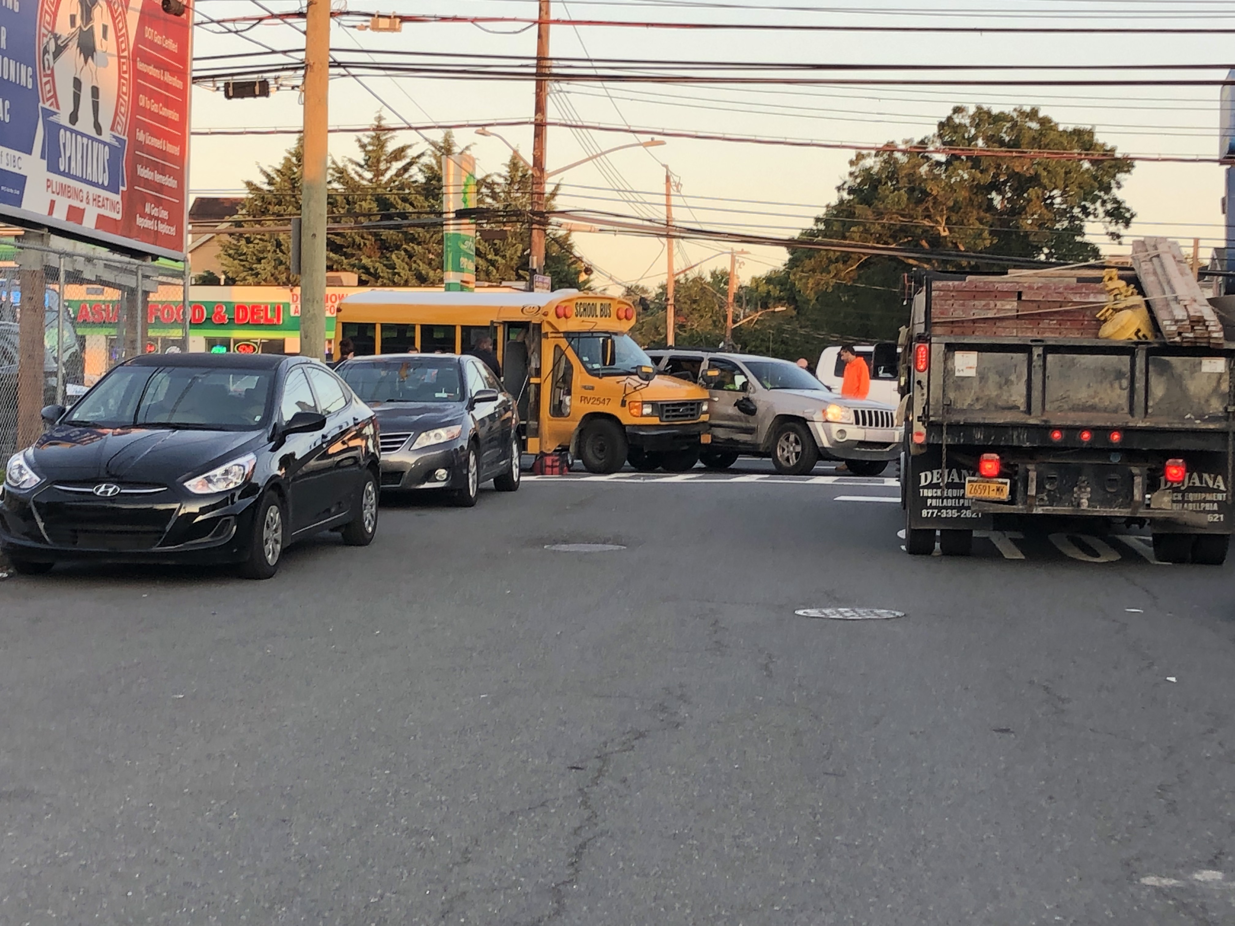 School bus crash on Hylan Boulevard in Midland Beach