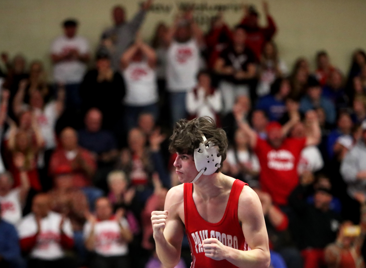 Wrestling Paulsboro defeats Woodstown in SJ Group 1 final, Feb. 14