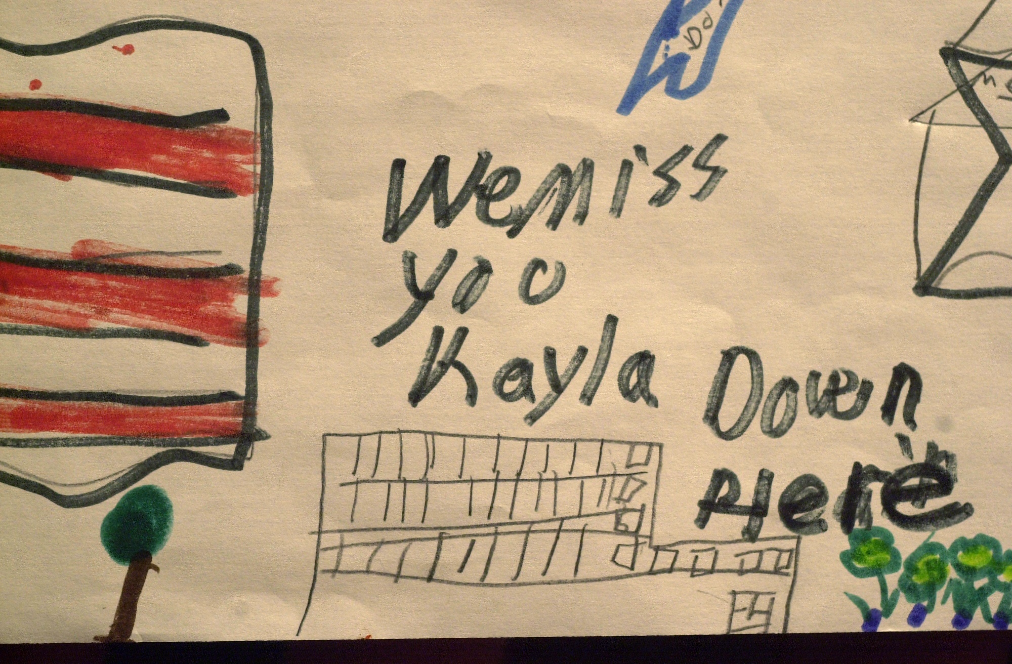 One of the pictures on the wall at the Kayla Rolland memorial at Brown Funeral Home in Flint on Friday, Feb. 23, 2001. (Flint Journal File Photo by Bruce Edwards)