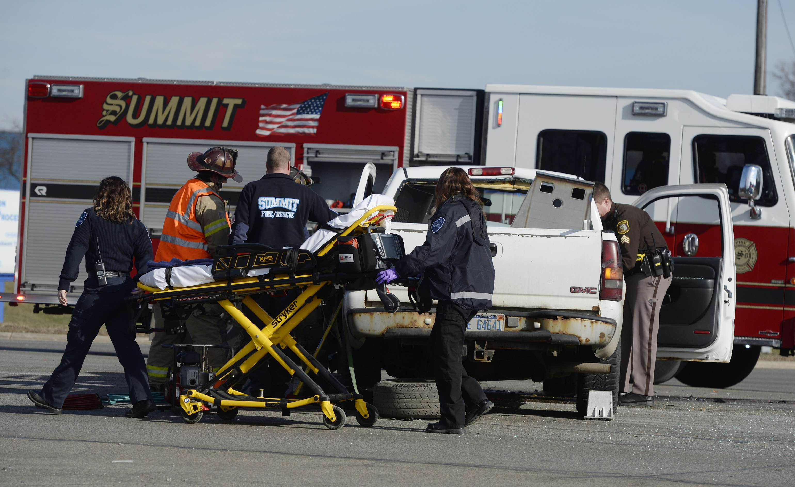 Crash on U.S. 127 sends two to hospital