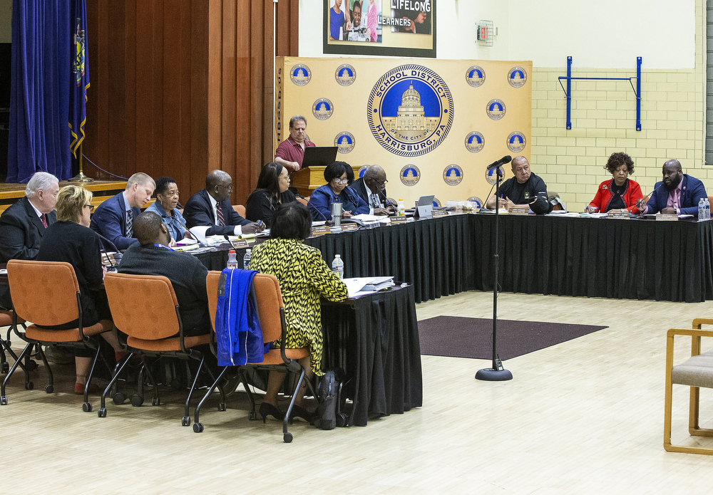 Harrisburg School District Board Meeting on April 15, 2019