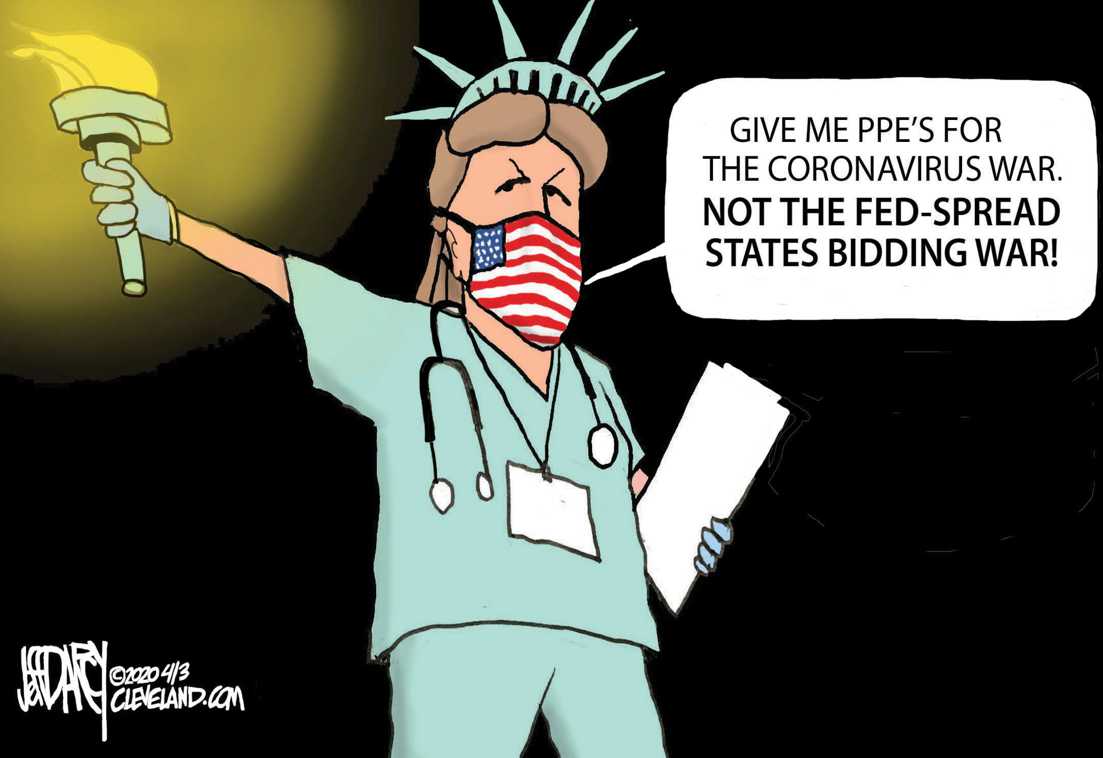 Coronavirus first responders now the frontline in two wars: Darcy ...