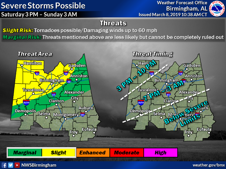 Chance of strong storms for Alabama this weekend - al.com