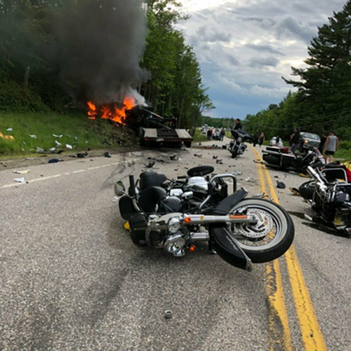 New Hampshire Truck Driver Charged With 7 Homicides In Motorcycle Crash Syracuse Com