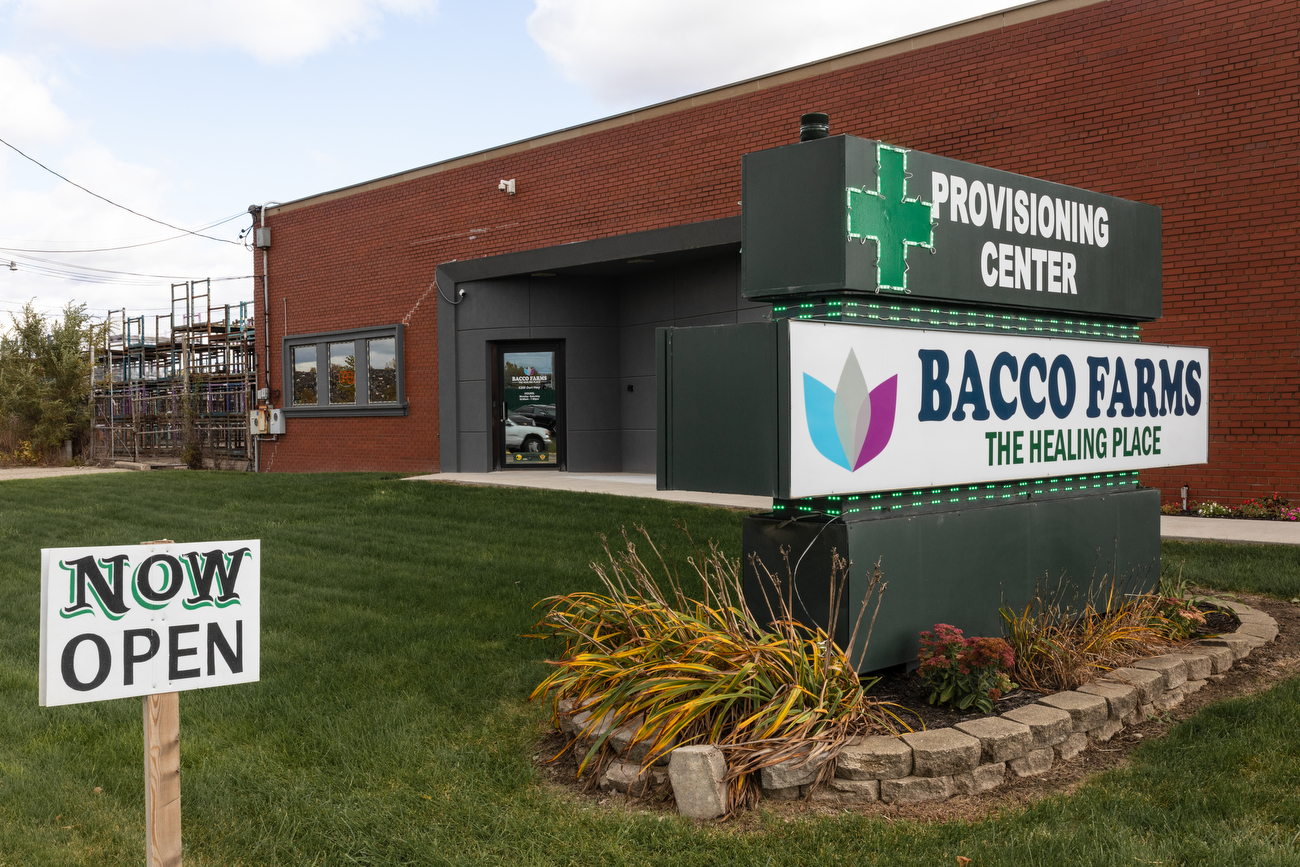 Bacco Farms Provisioning Center in Flint