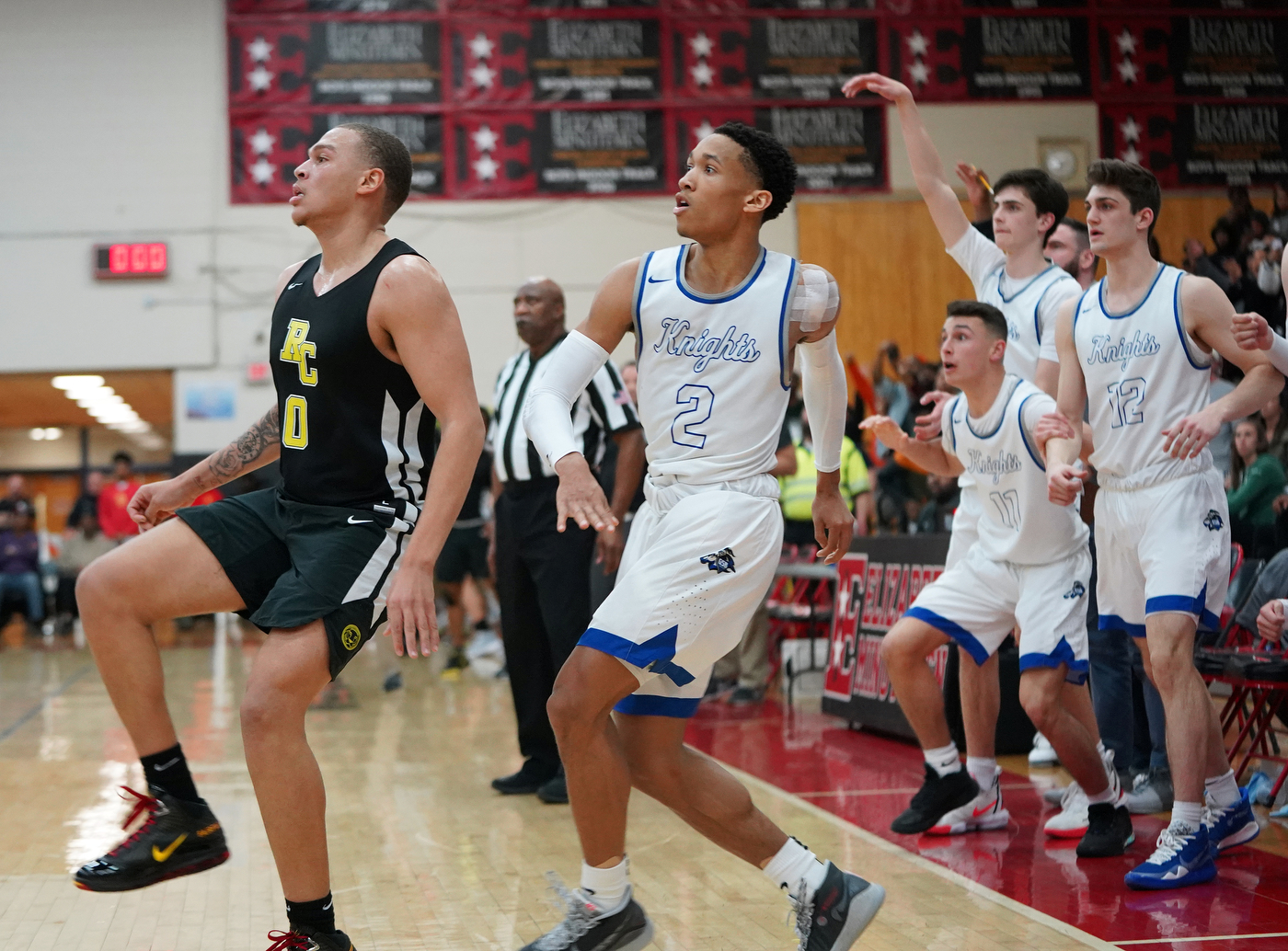 Roselle Catholic boys basketball plays Gill St. Bernard's in North ...