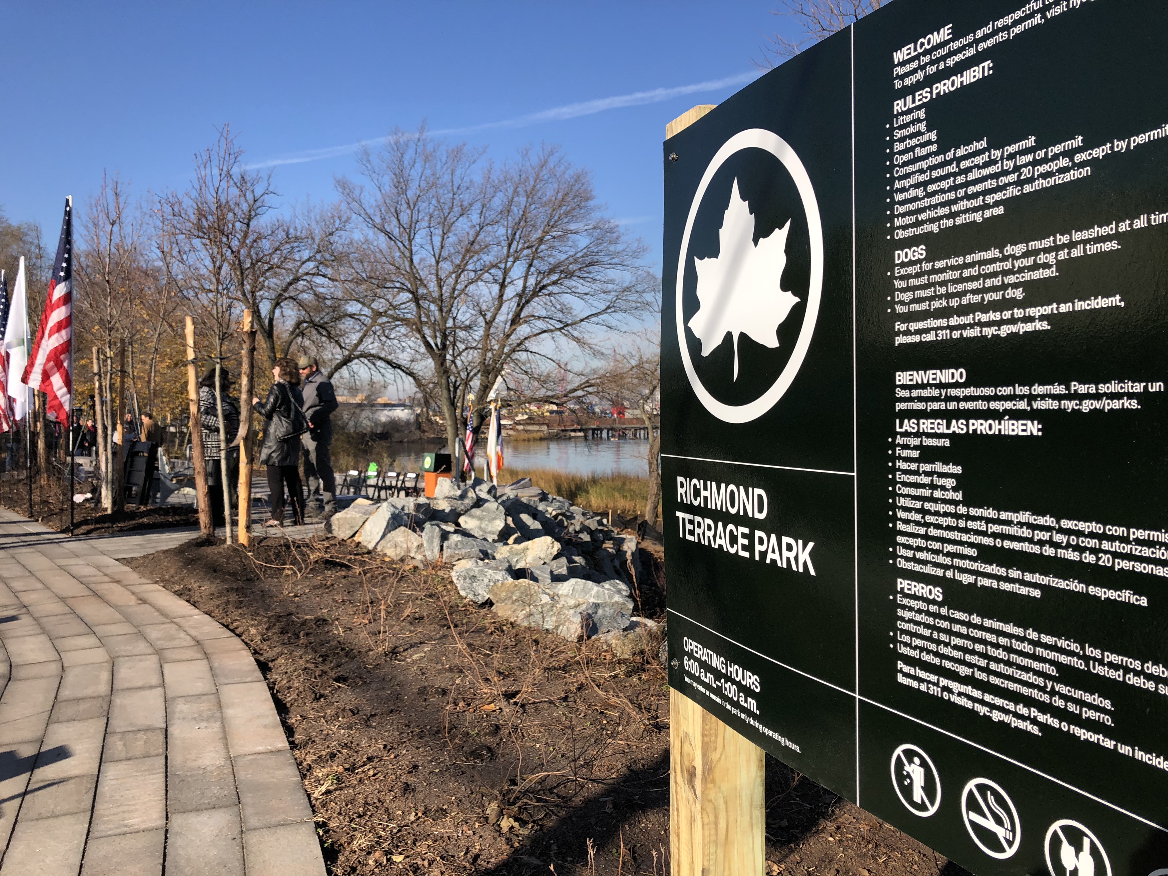 New waterfront park unveiled in Mariners Harbor