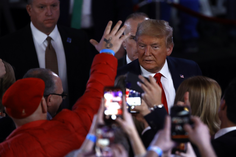 President Donald Trump Fox News Channel town hall in Scranton ...