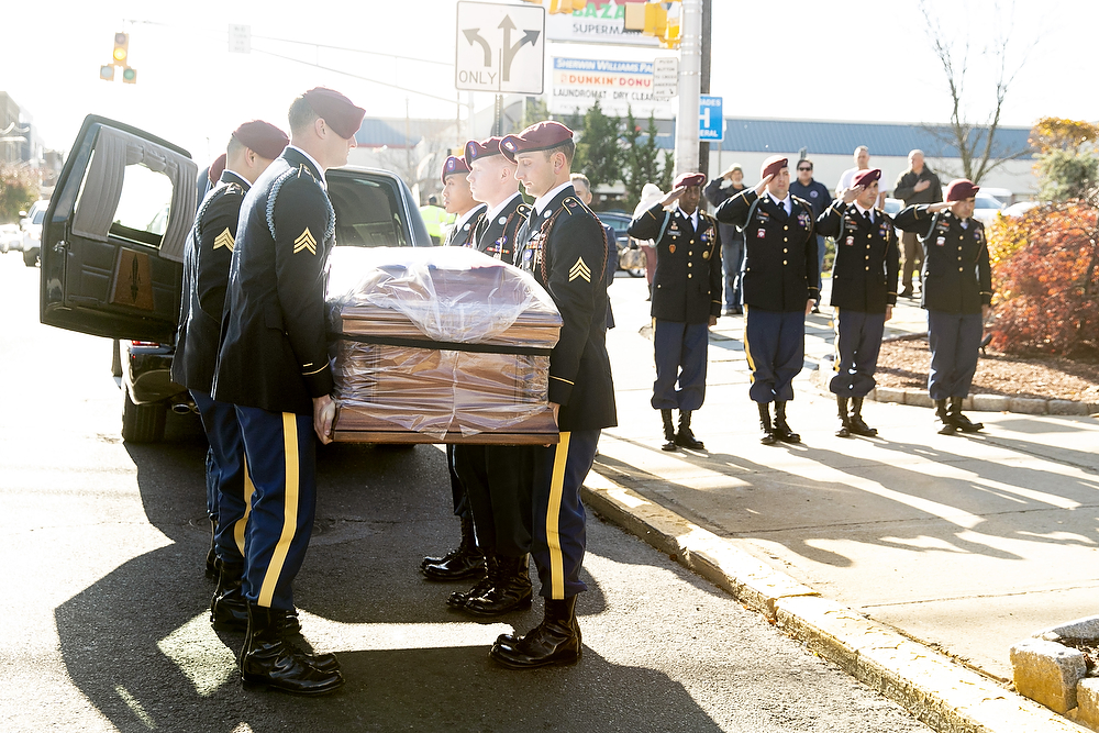 Body of paratrooper Matt Joskowitz is brought back to Cliffside Park
